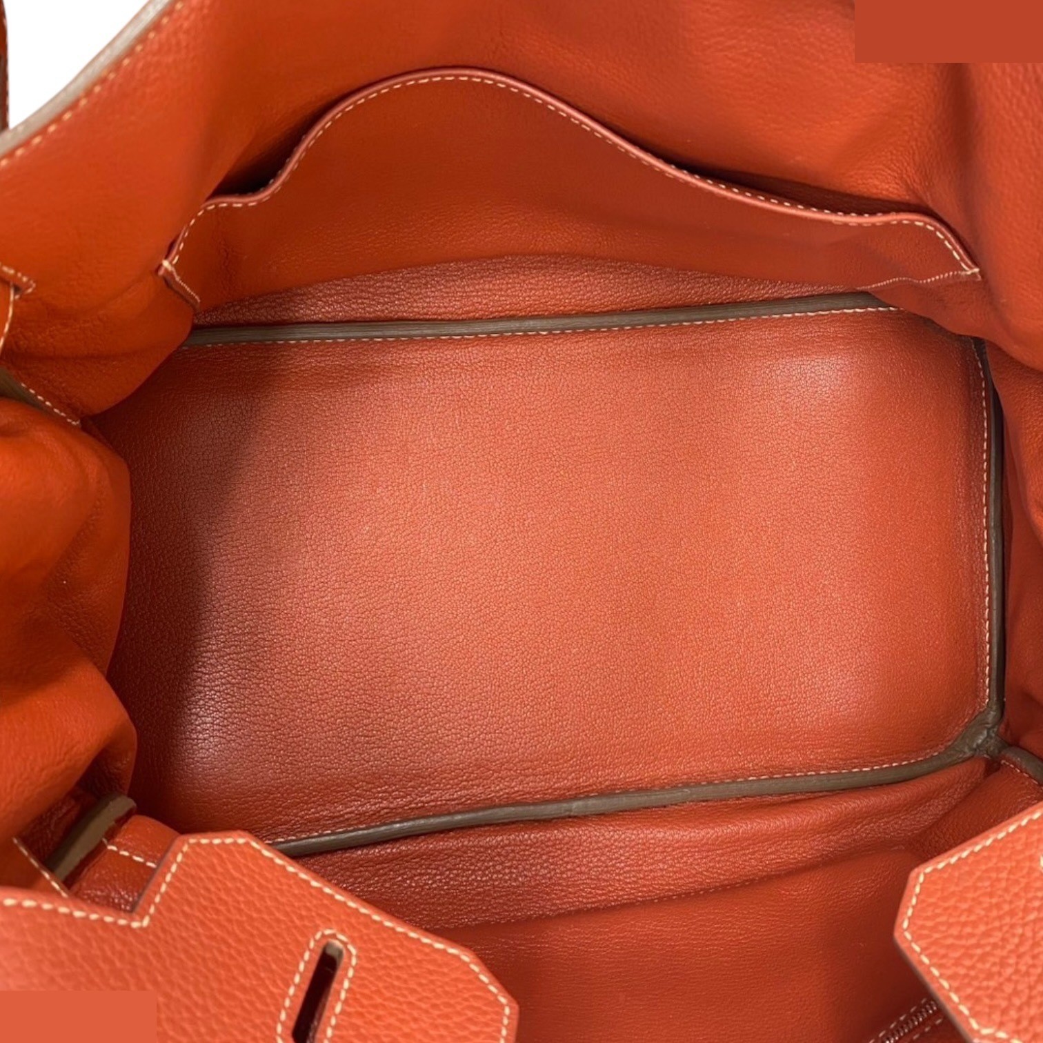 Birkin 35 Letournée handbag, silver hardware, Taurillon Clemence leather. — view 8