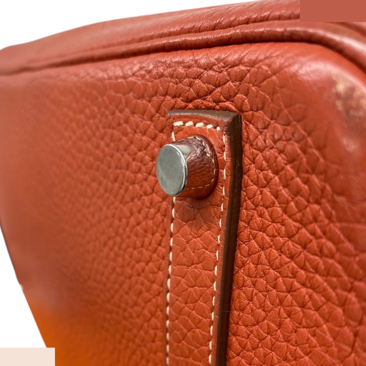 Birkin 35 Letournée handbag, silver hardware, Taurillon Clemence leather. — view 9