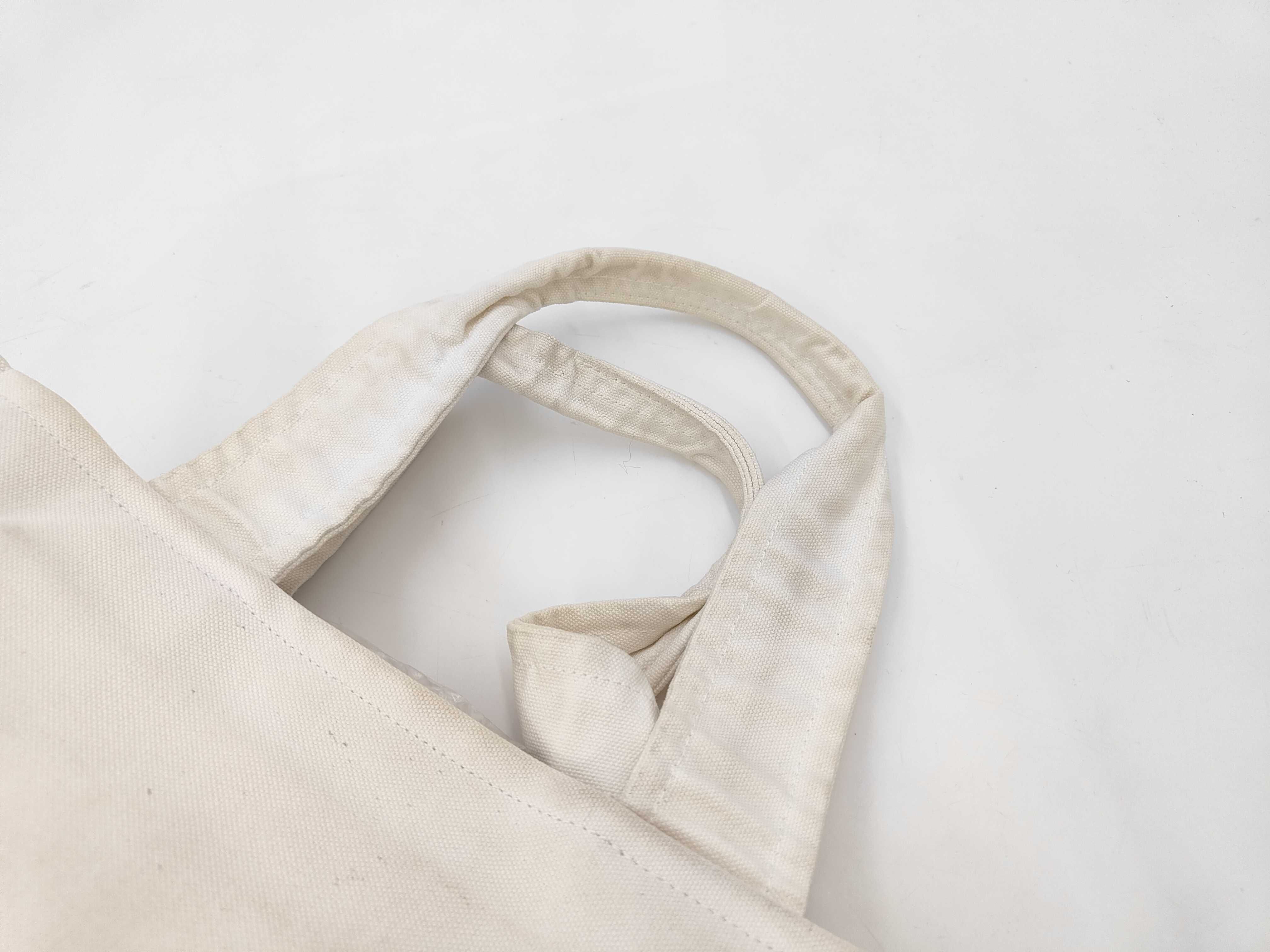 Miami Cruise Line Tote Bag, Canvas, White x Black x Red, Silver Hardware, 12571731 Tote Bag — view 5