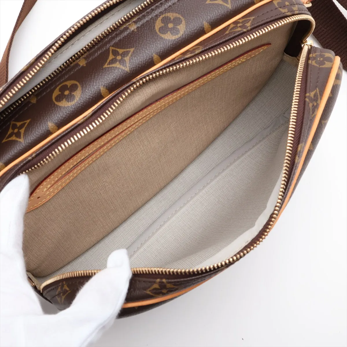Monogram Reporter PM M45254 SP2047 Brown — view 6