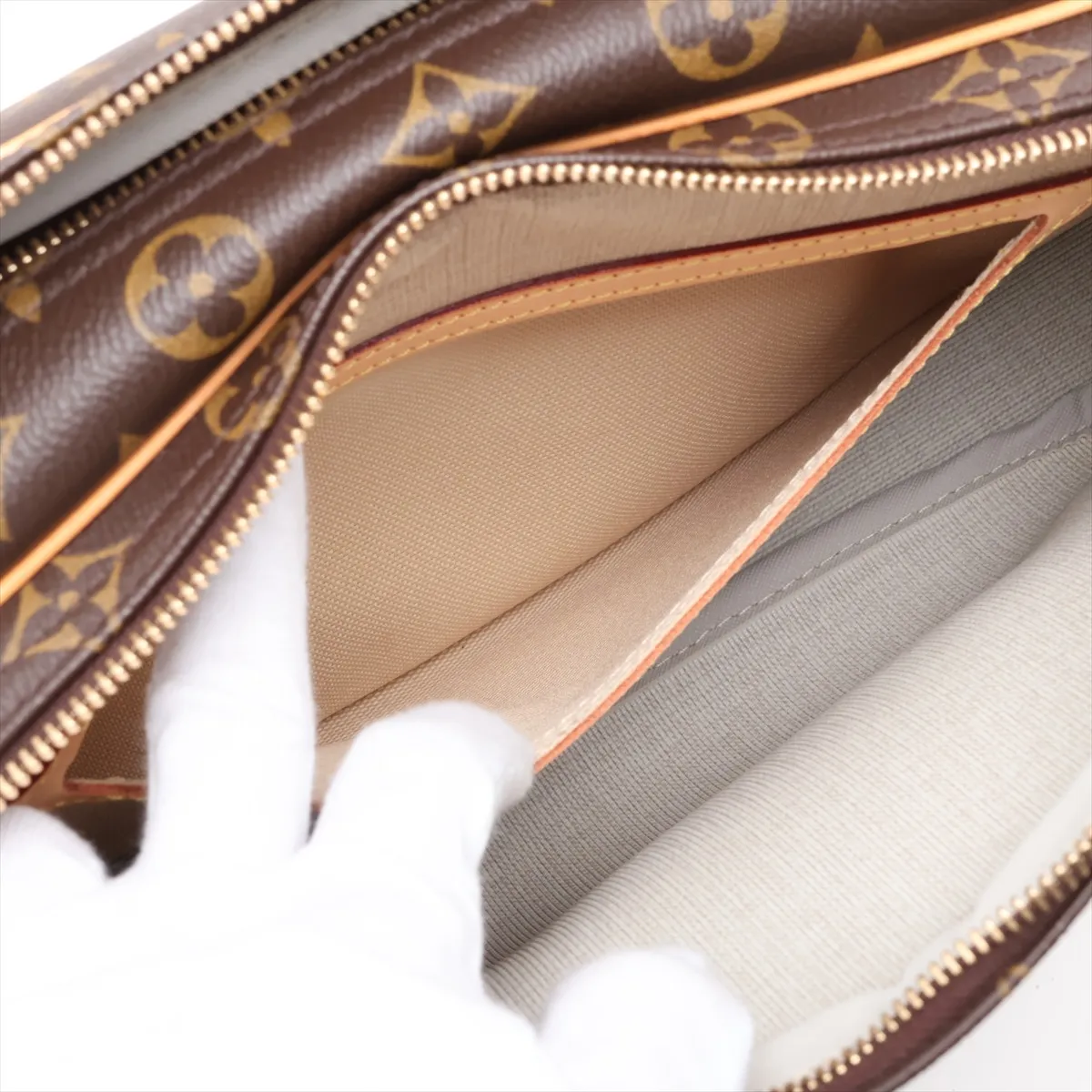 Monogram Reporter PM M45254 SP2047 Brown — view 9