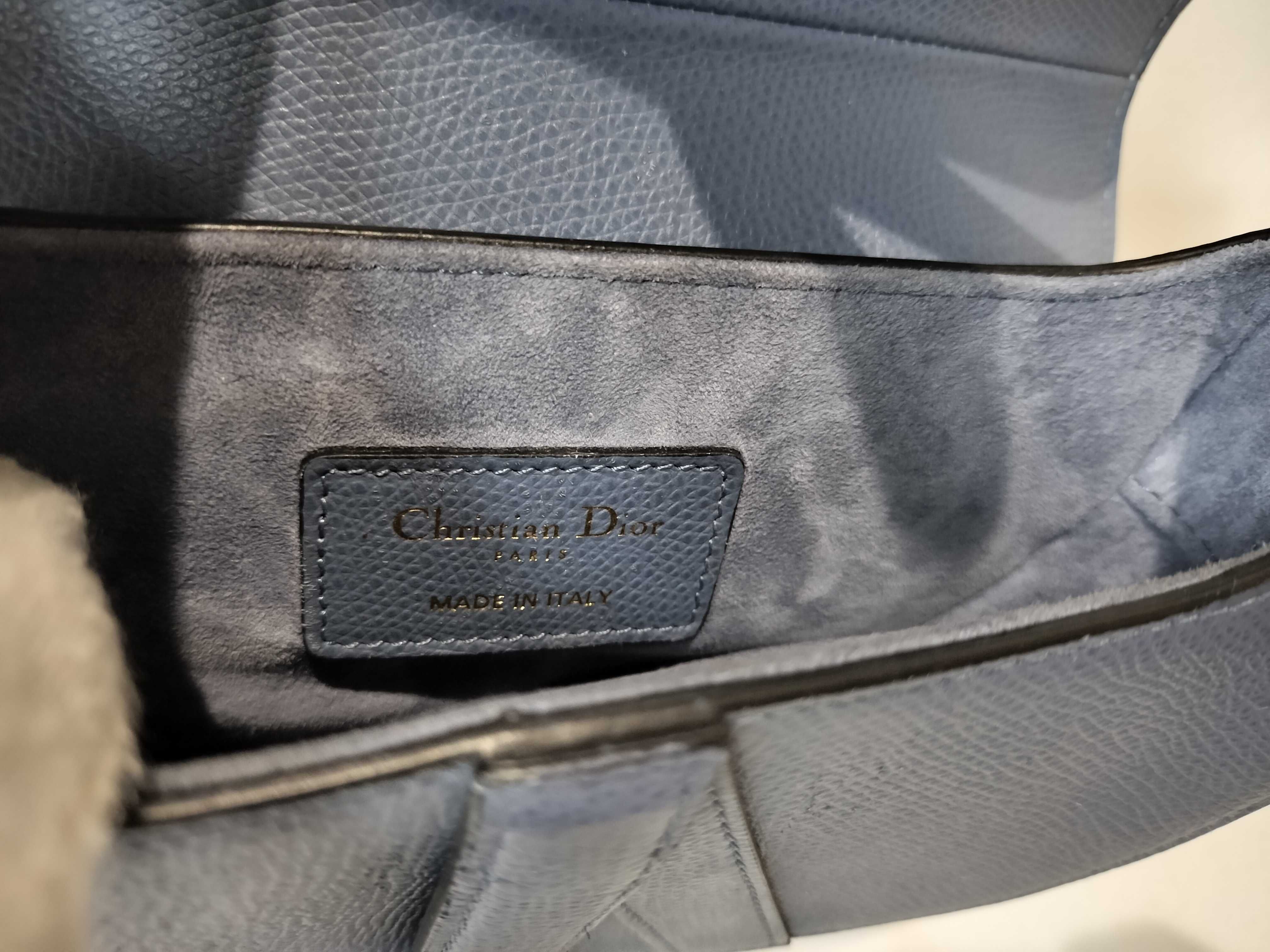 Saddle Handbag, Navy — view 11