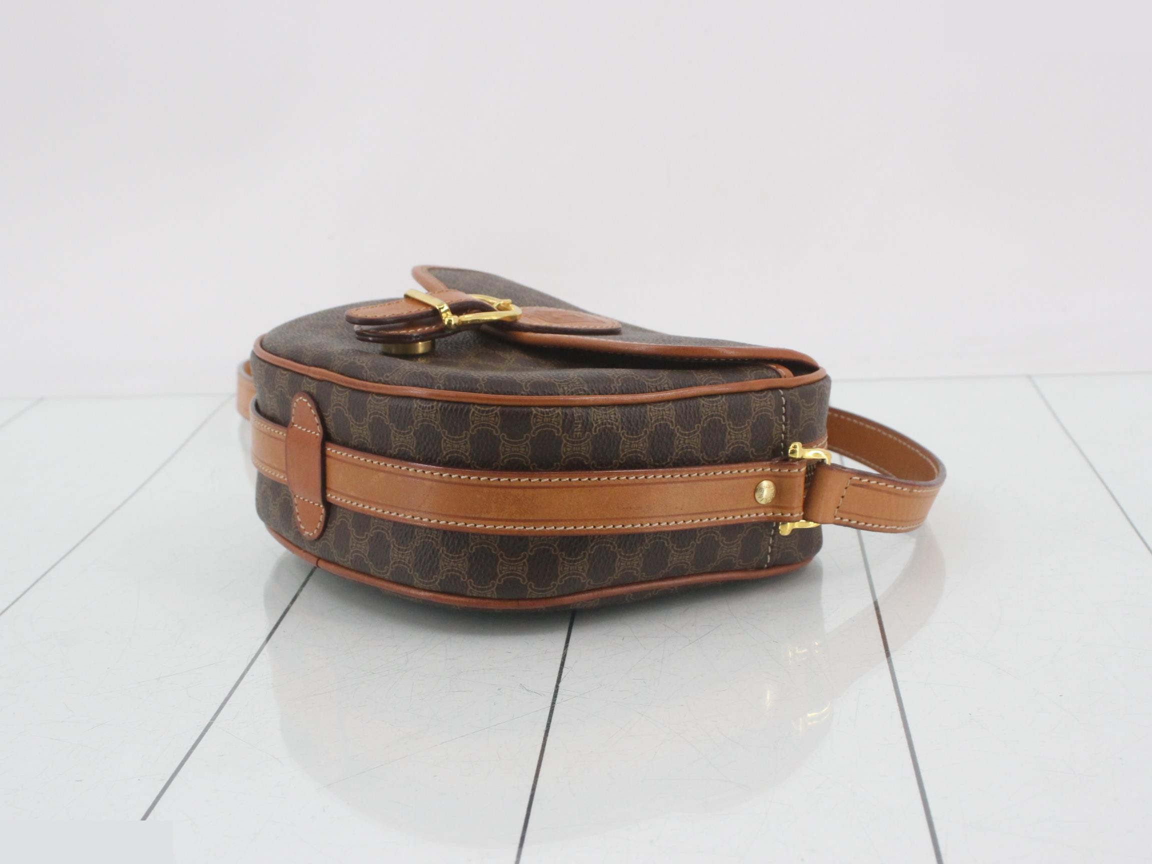 Macadam Triomphe Brown Shoulder Bag 334 — view 6