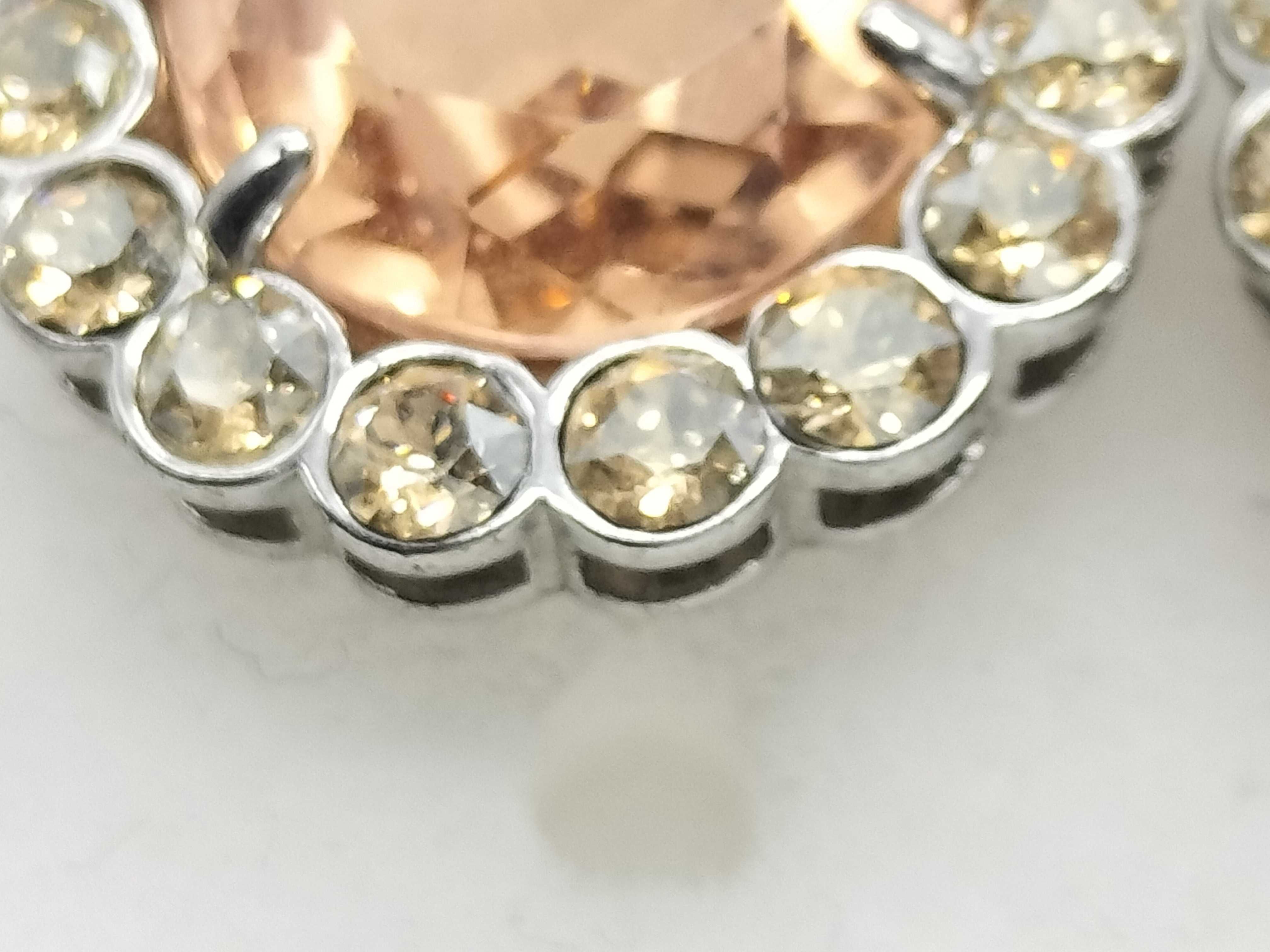 rhinestone earrings — view 3