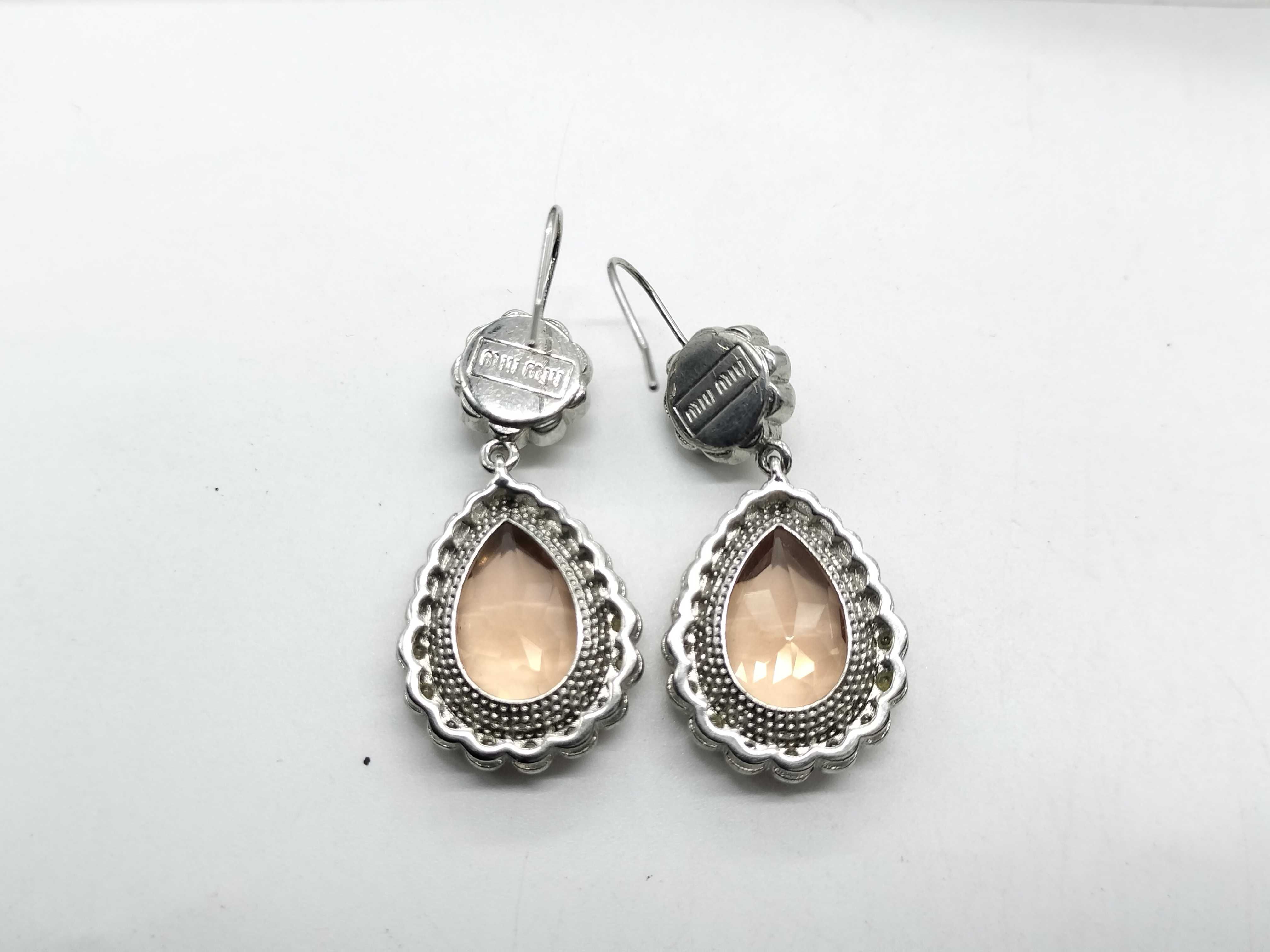 rhinestone earrings — view 5