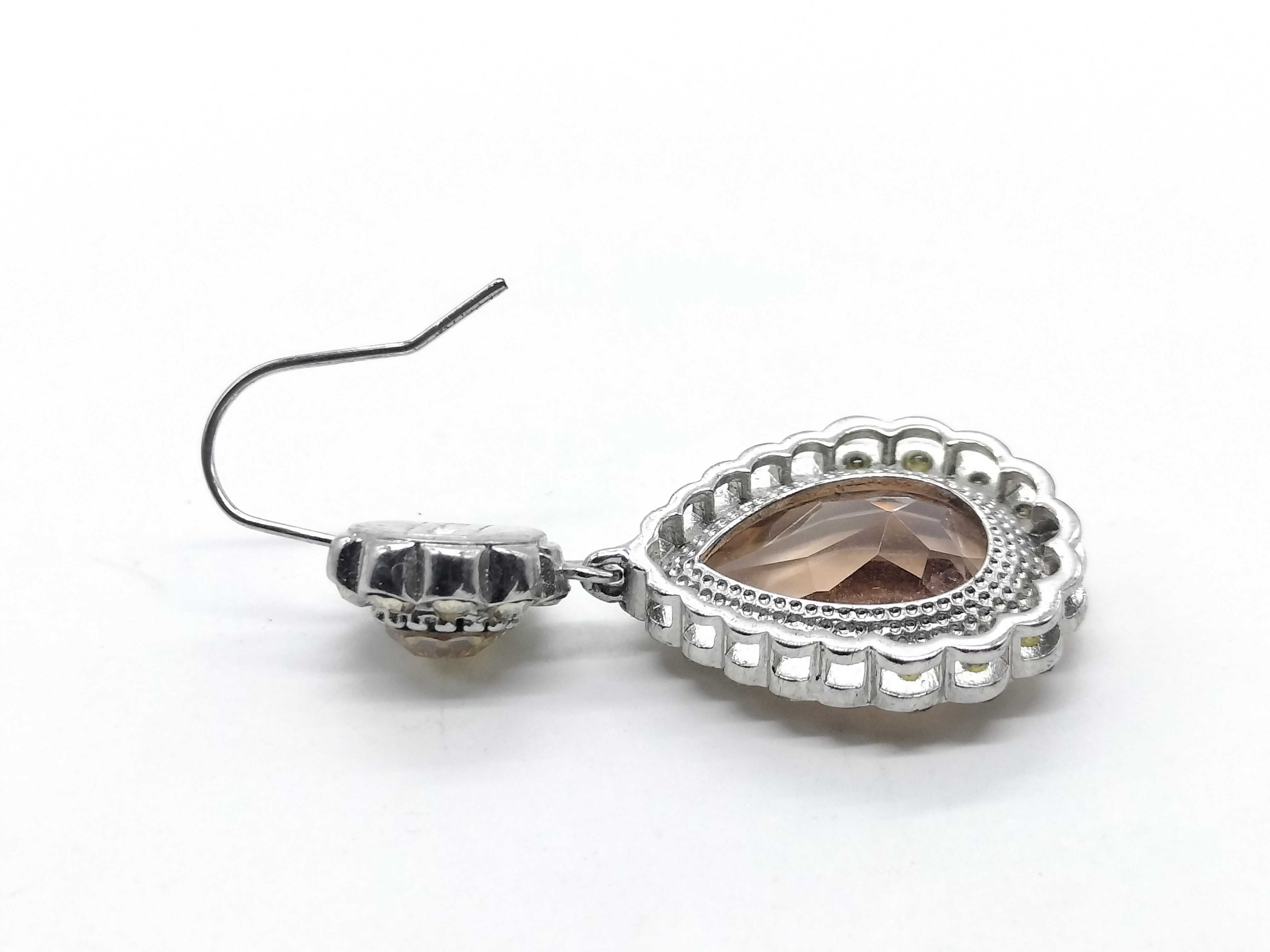 rhinestone earrings — view 7