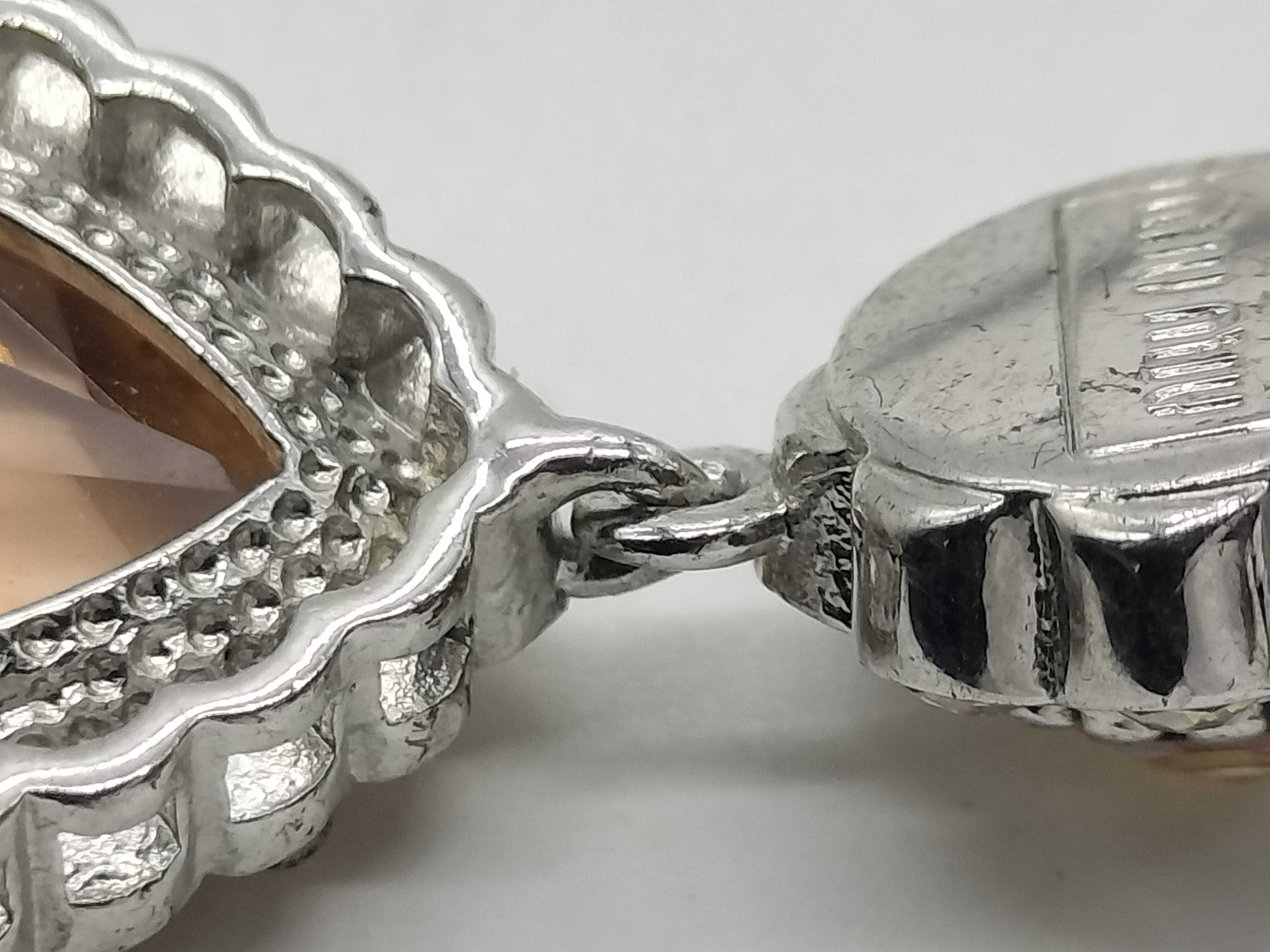 rhinestone earrings — view 9