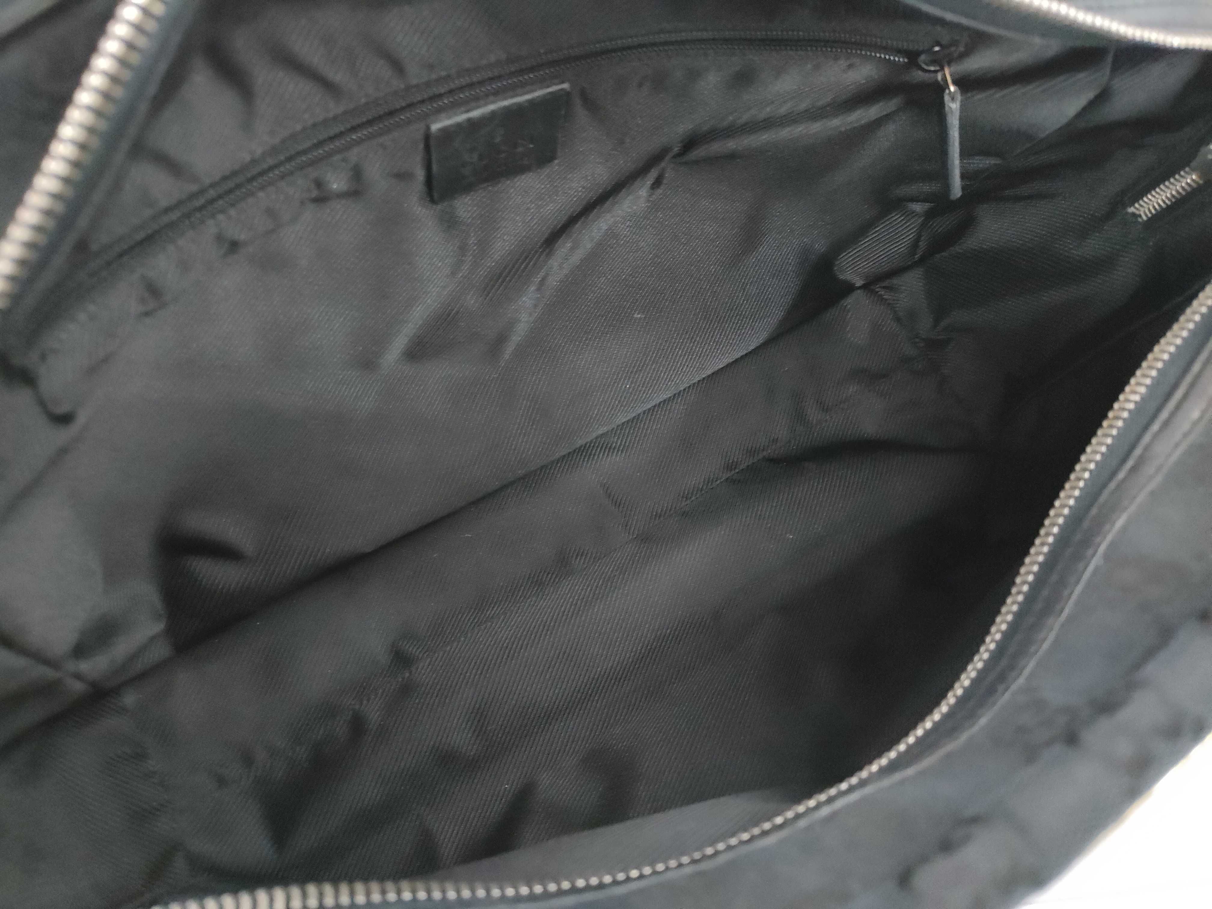 GG Canvas Black Boston Tote Handbag — view 9