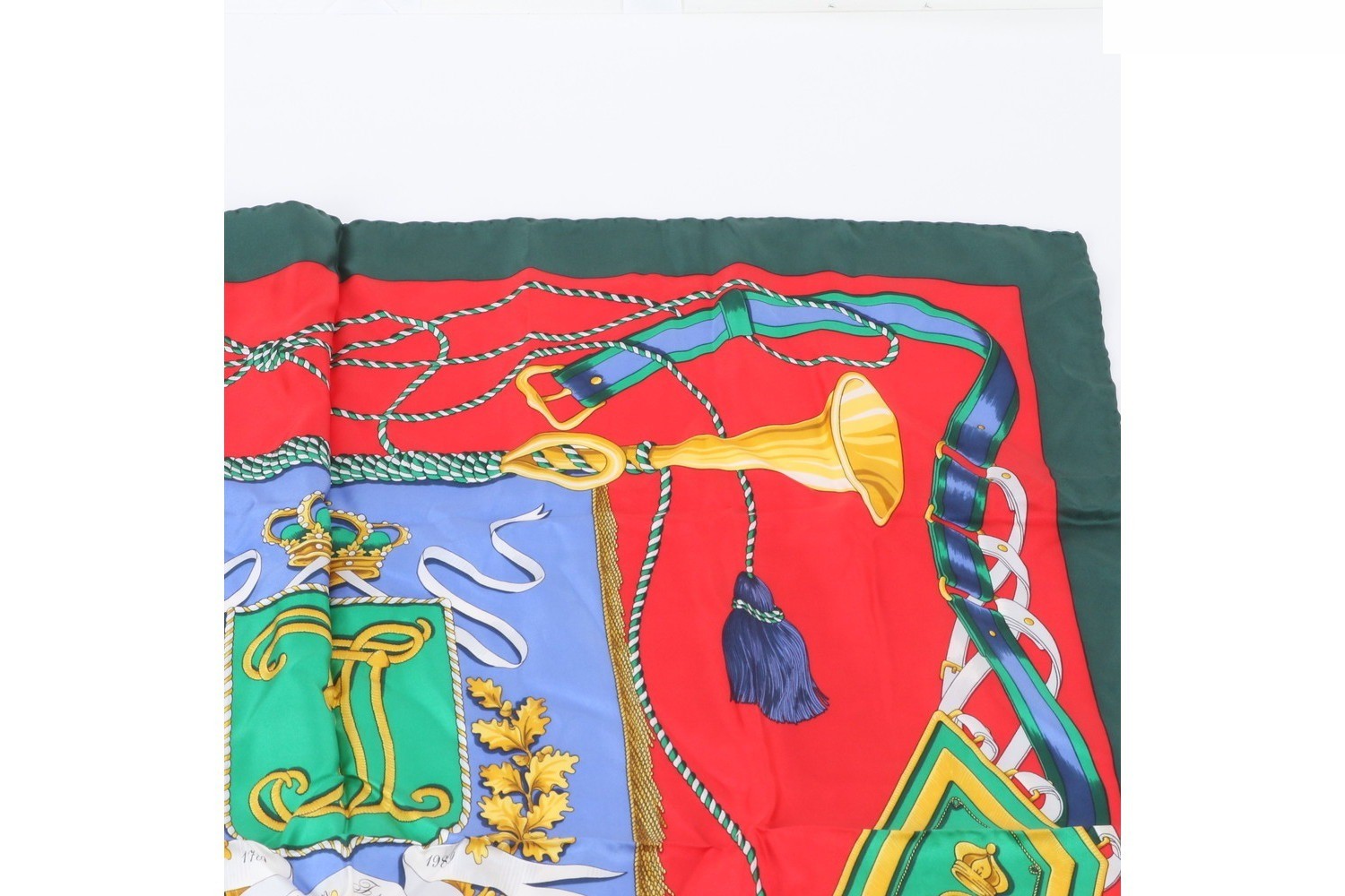 100% Silk Scarf with Tag — view 2