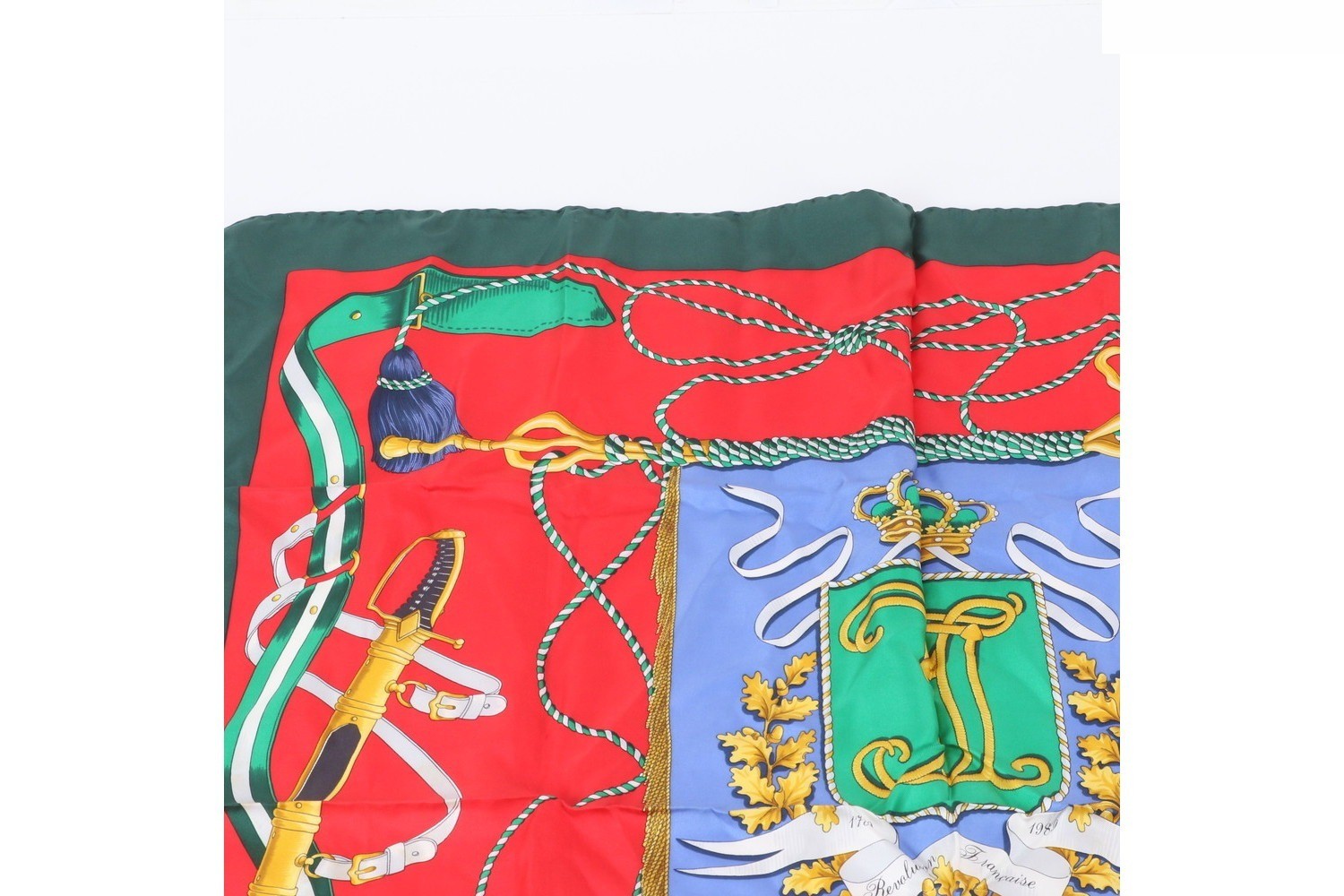 100% Silk Scarf with Tag — view 3