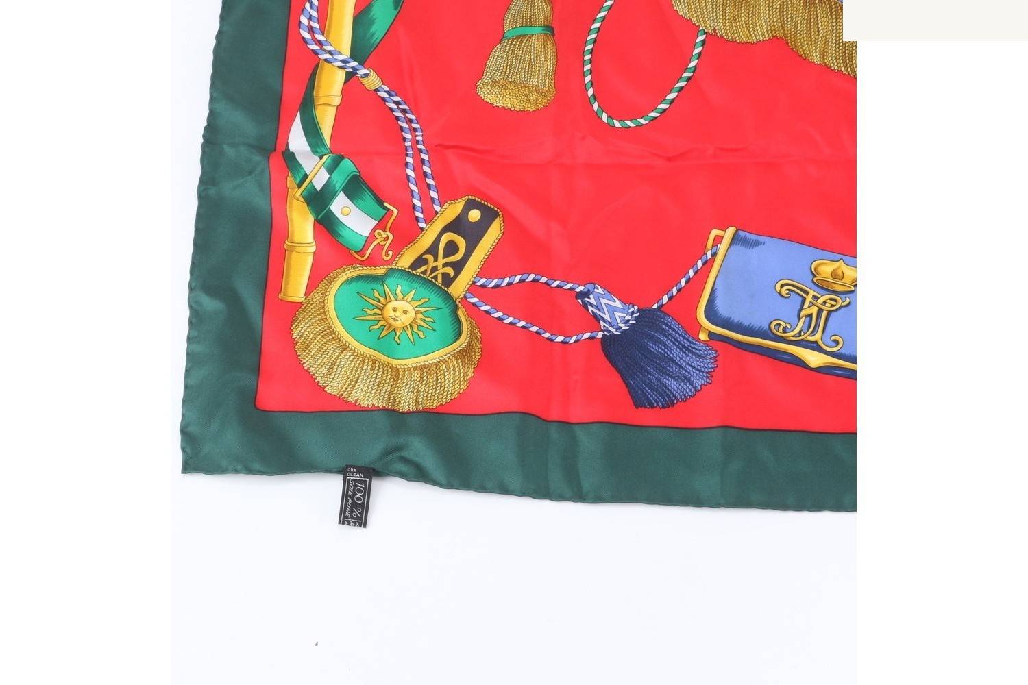100% Silk Scarf with Tag — view 4