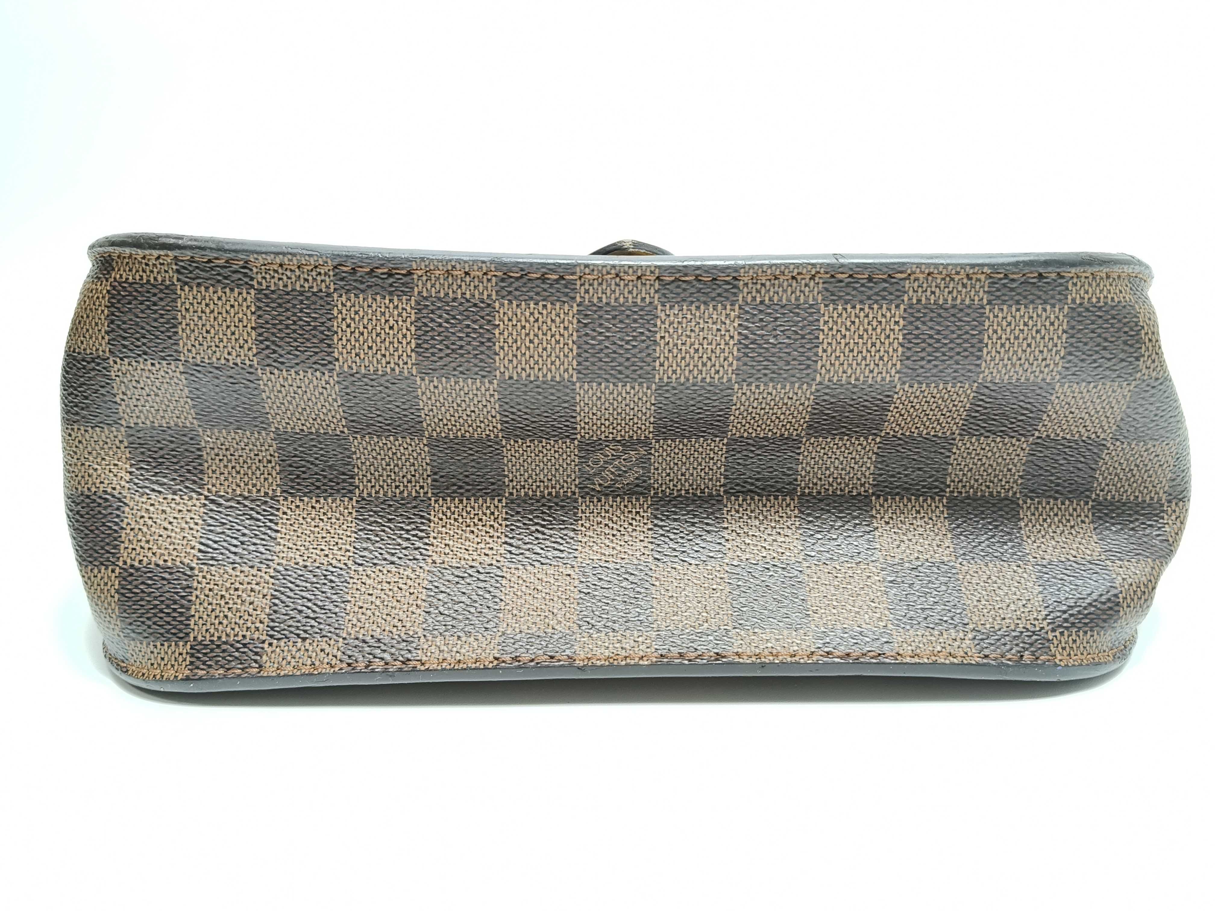 Damier ID - Damier x leather Beaumarchais N40147 Black x pink There was a handbag — view 7