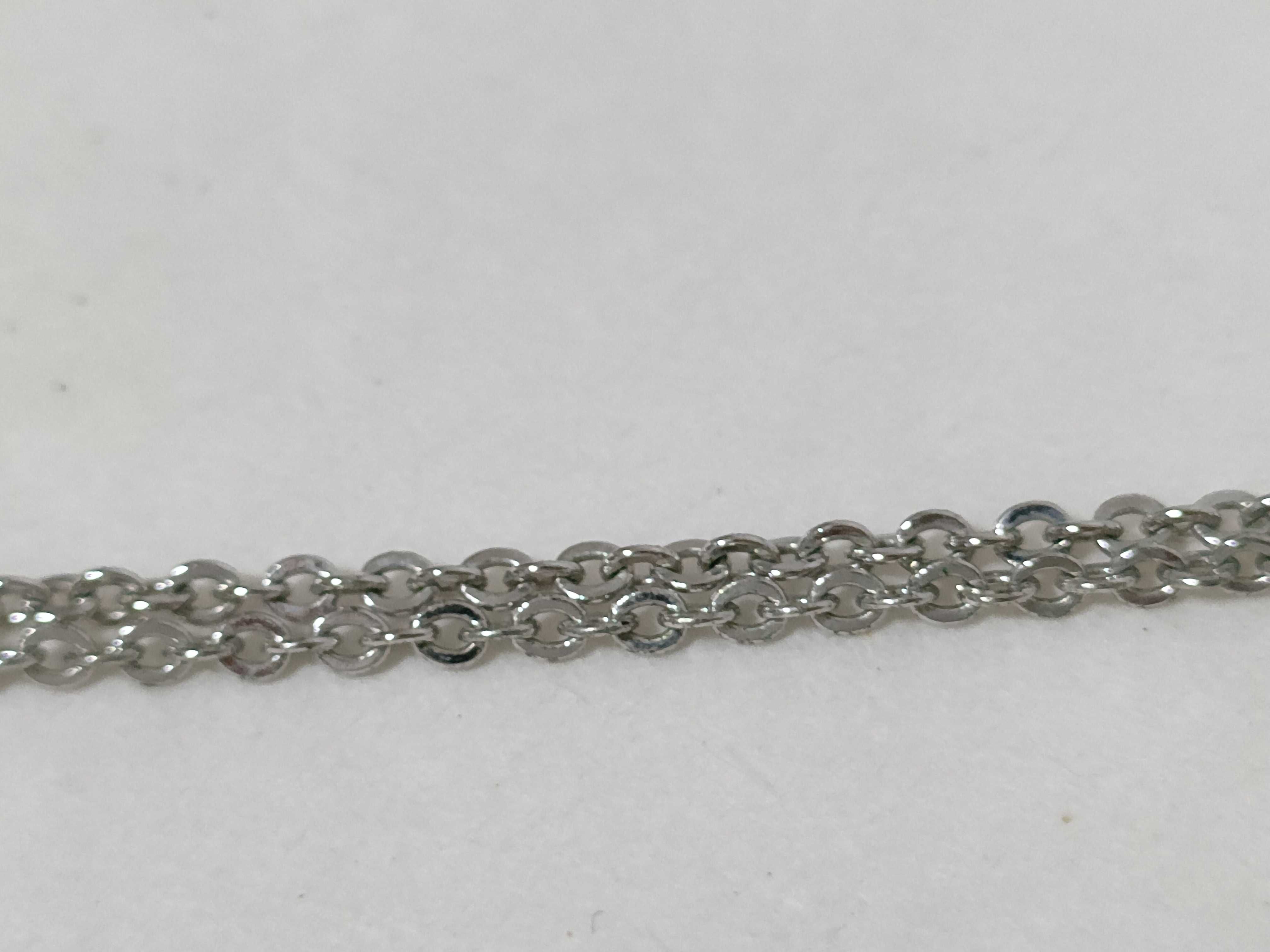 logo necklace with stone — view 5