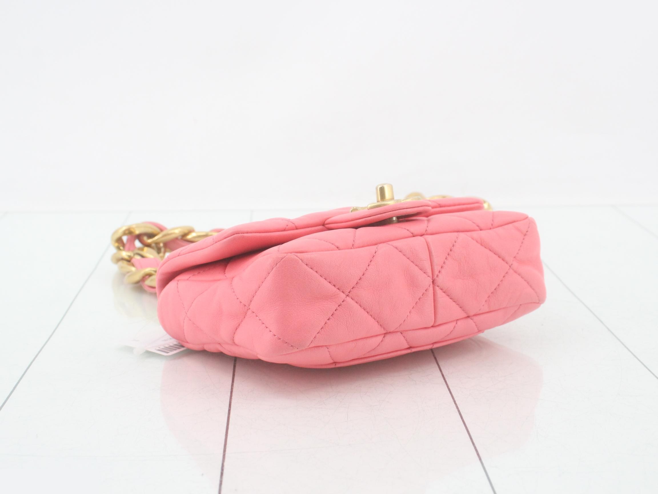 Mini Matelassé Lambskin Plate — view 5