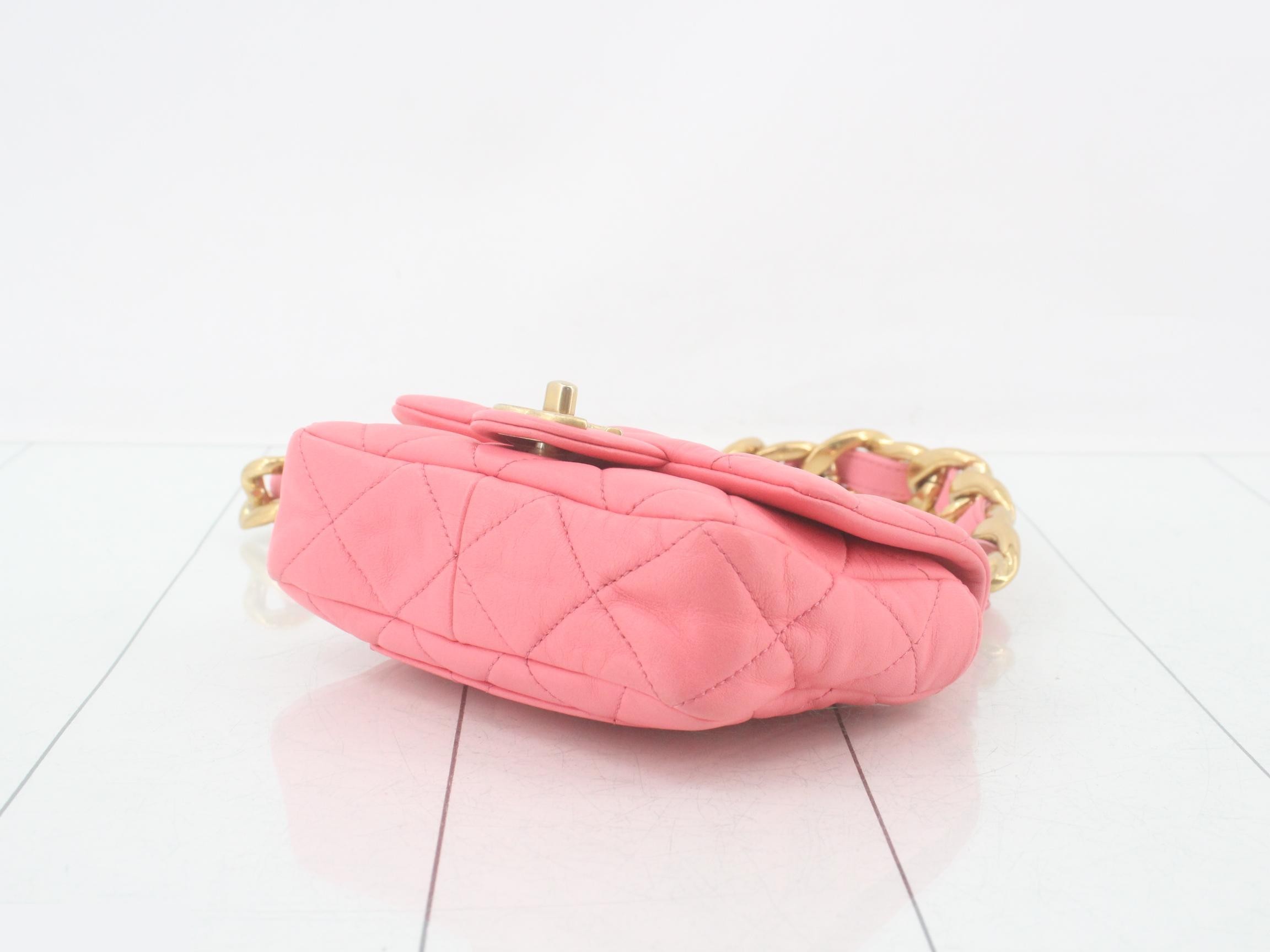 Mini Matelassé Lambskin Plate — view 6