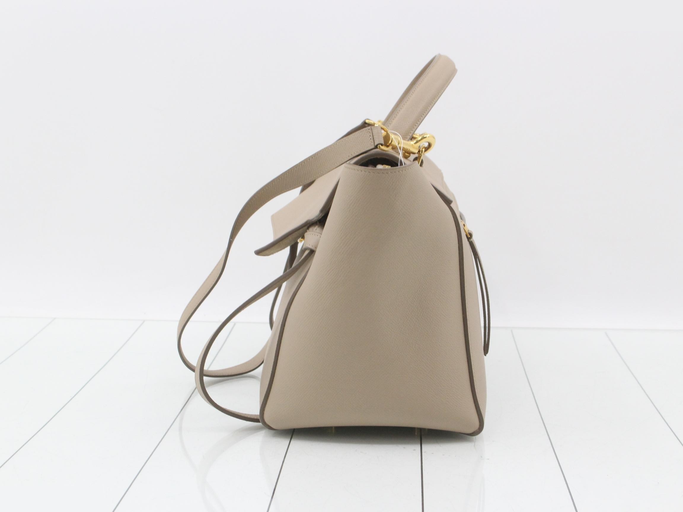 Mini Belt Bag, Leather, 2-Way, Semi-Shoulder/Handbag — view 3
