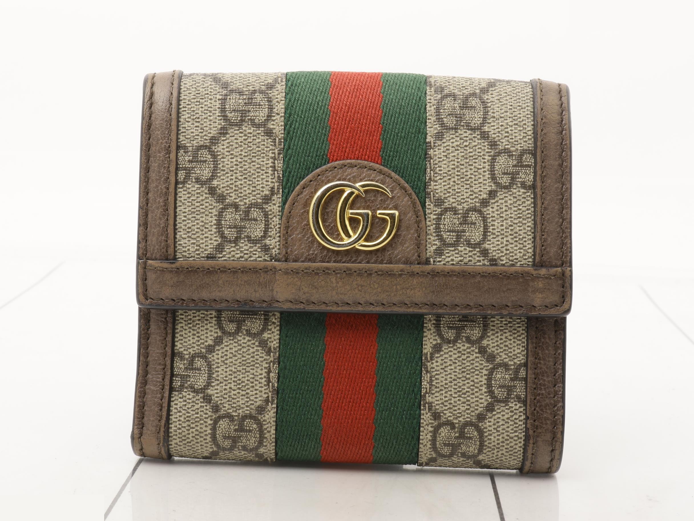 Ophidia GG Supreme Bi-fold Wallet 523173