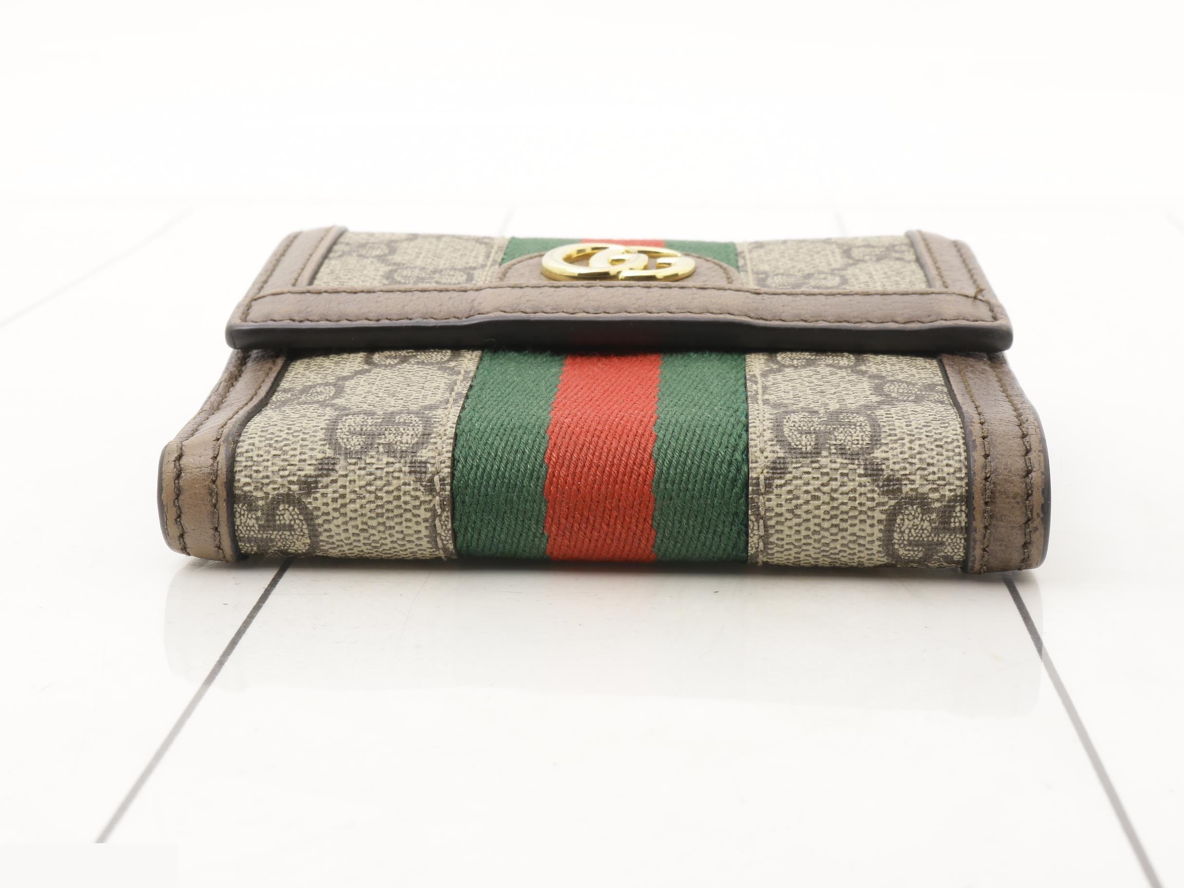 Ophidia GG Supreme Bi-fold Wallet 523173 — view 3