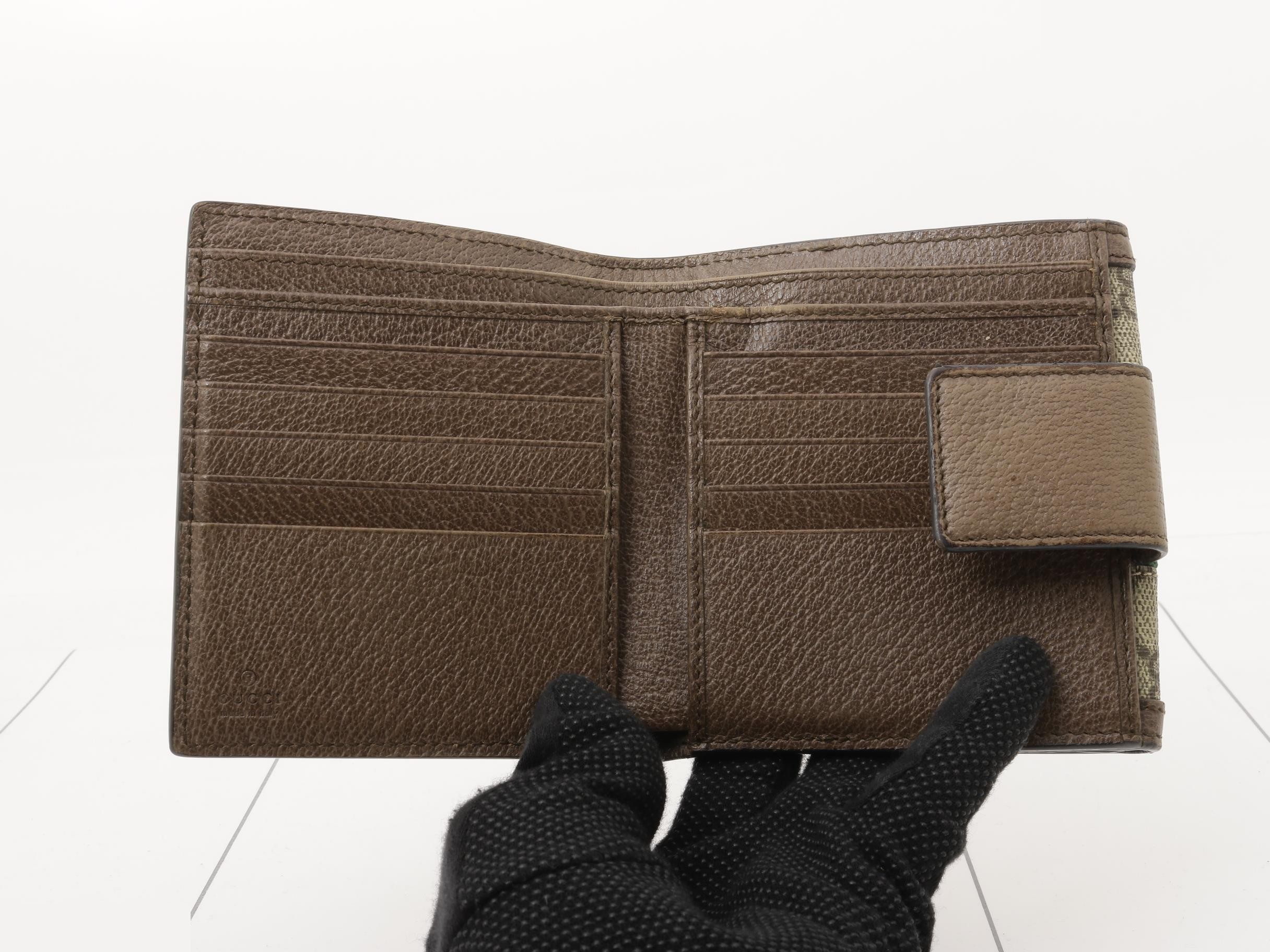 Ophidia GG Supreme Bi-fold Wallet 523173 — view 4