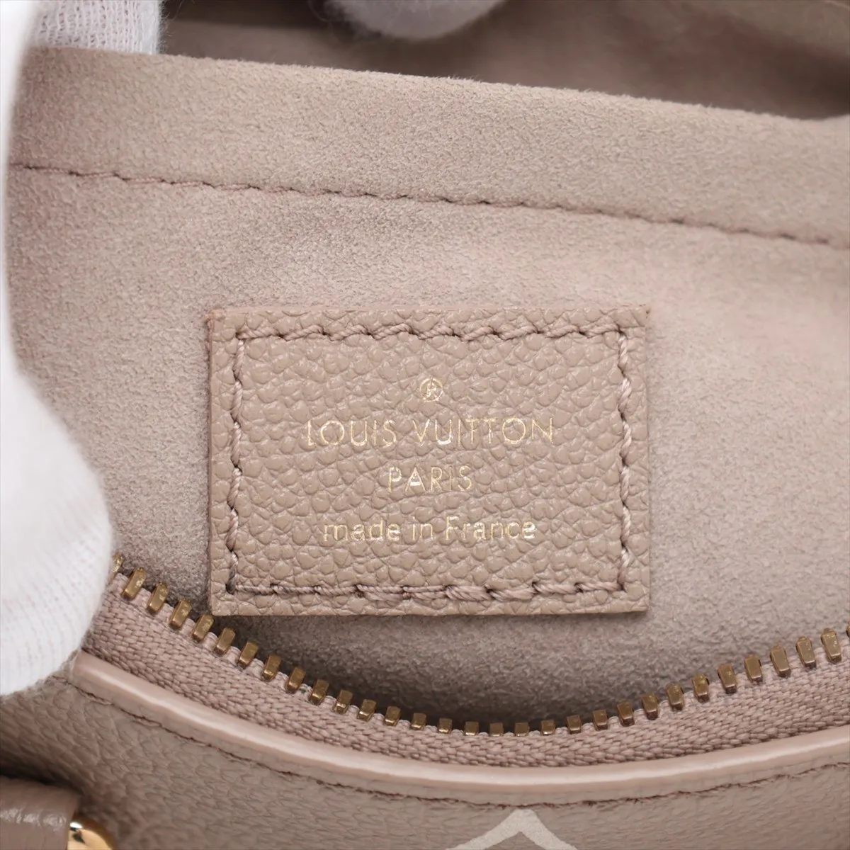 Monogram Empreinte Speedy Bandoulière 20 M46575 Beige (RFID detected) — view 10