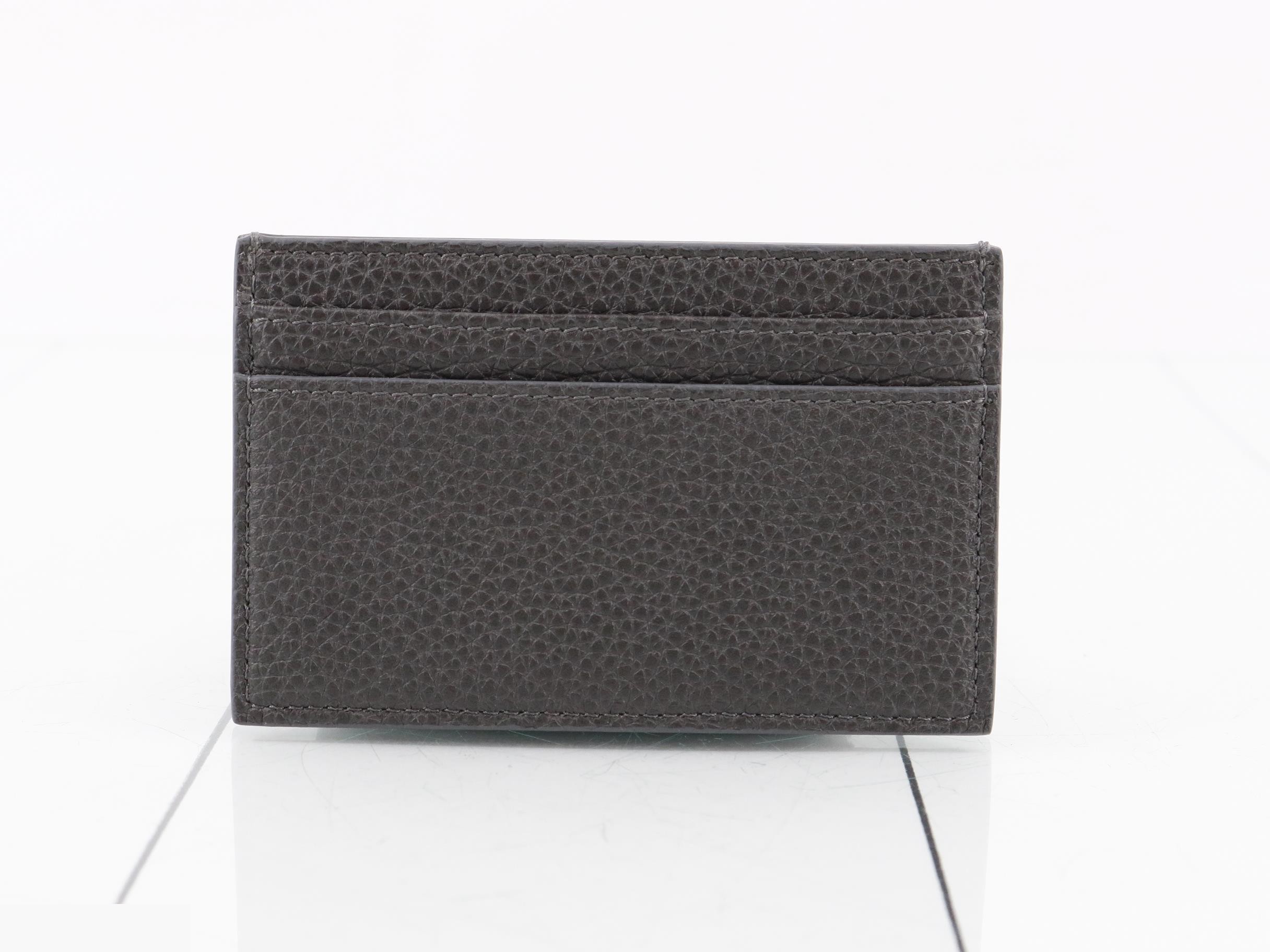 Card case, unused, gray. — view 2