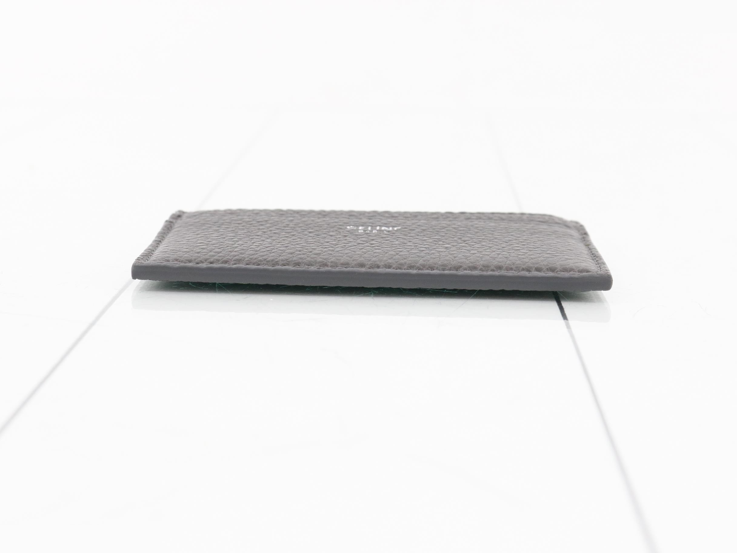 Card case, unused, gray. — view 3