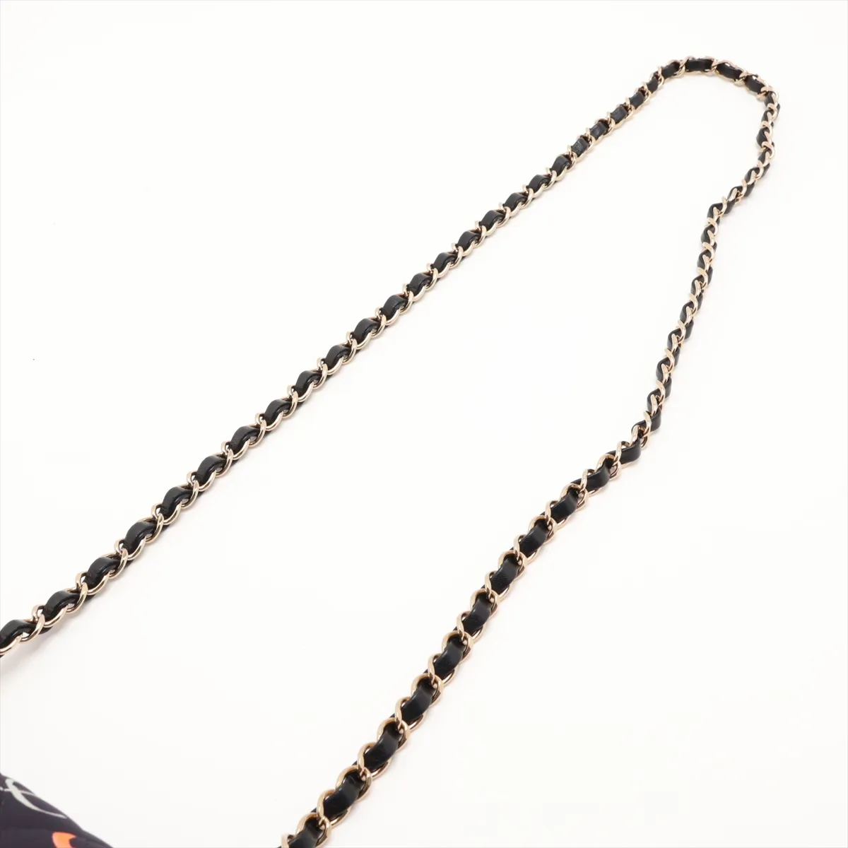 Mini Matelassé 20 Nylon x Lambskin Single Flap Single Chain Bag Black Gold Hardware XT79PEL1 Random Plate A69900 — view 5