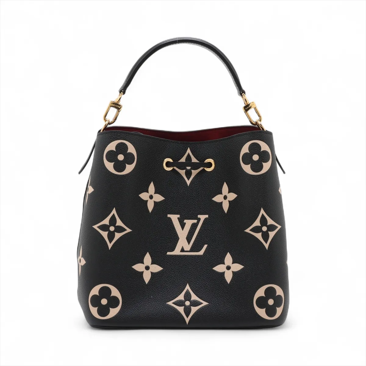 Bicolor Monogram Empreinte Neo Noe MM M45497 Black Without Strap — view 2