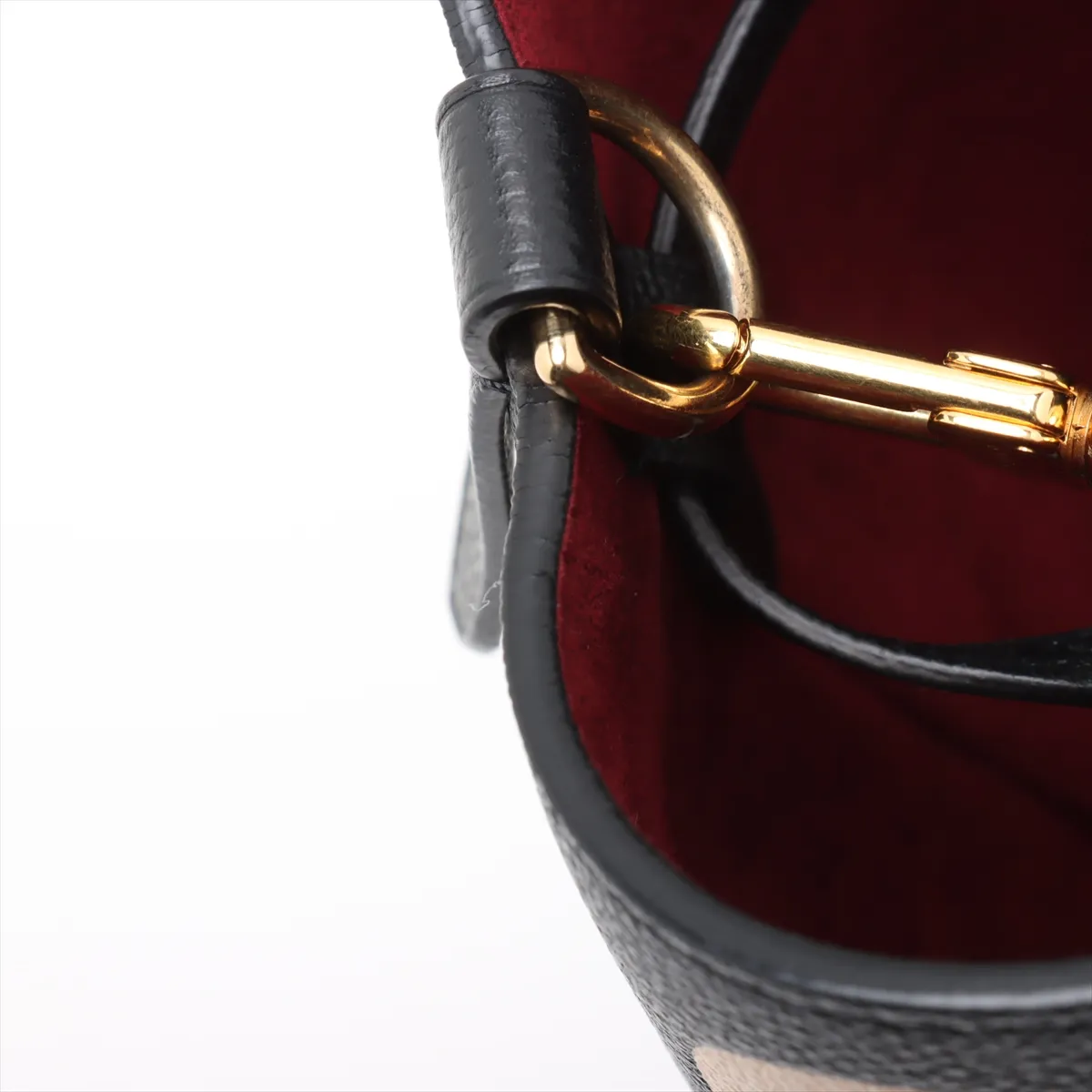 Bicolor Monogram Empreinte Neo Noe MM M45497 Black Without Strap — view 9