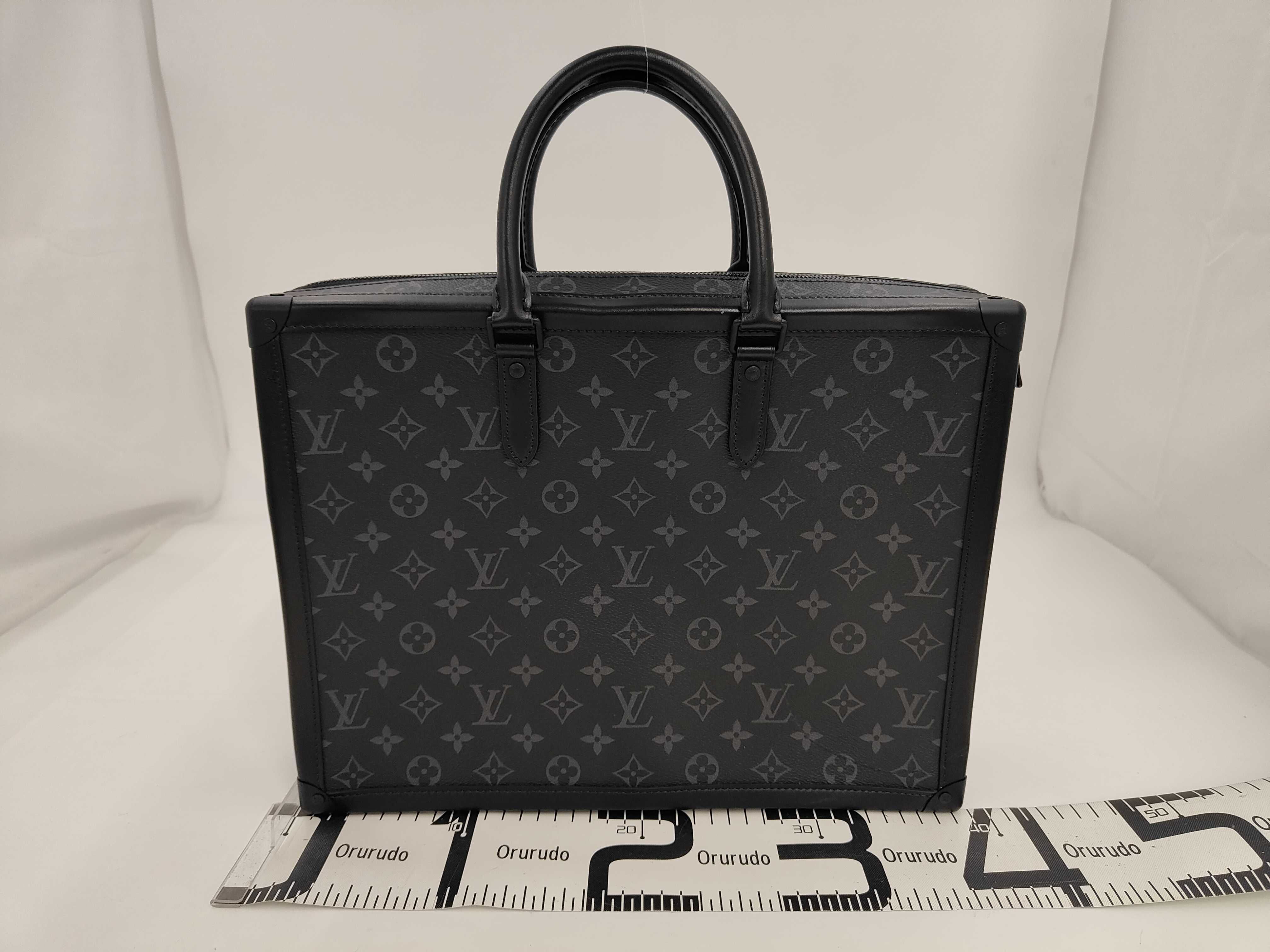 Monogram Louis Vuitton Monogram Eclipse M44952 Soft Trunk Briefcase Handbag — view 2