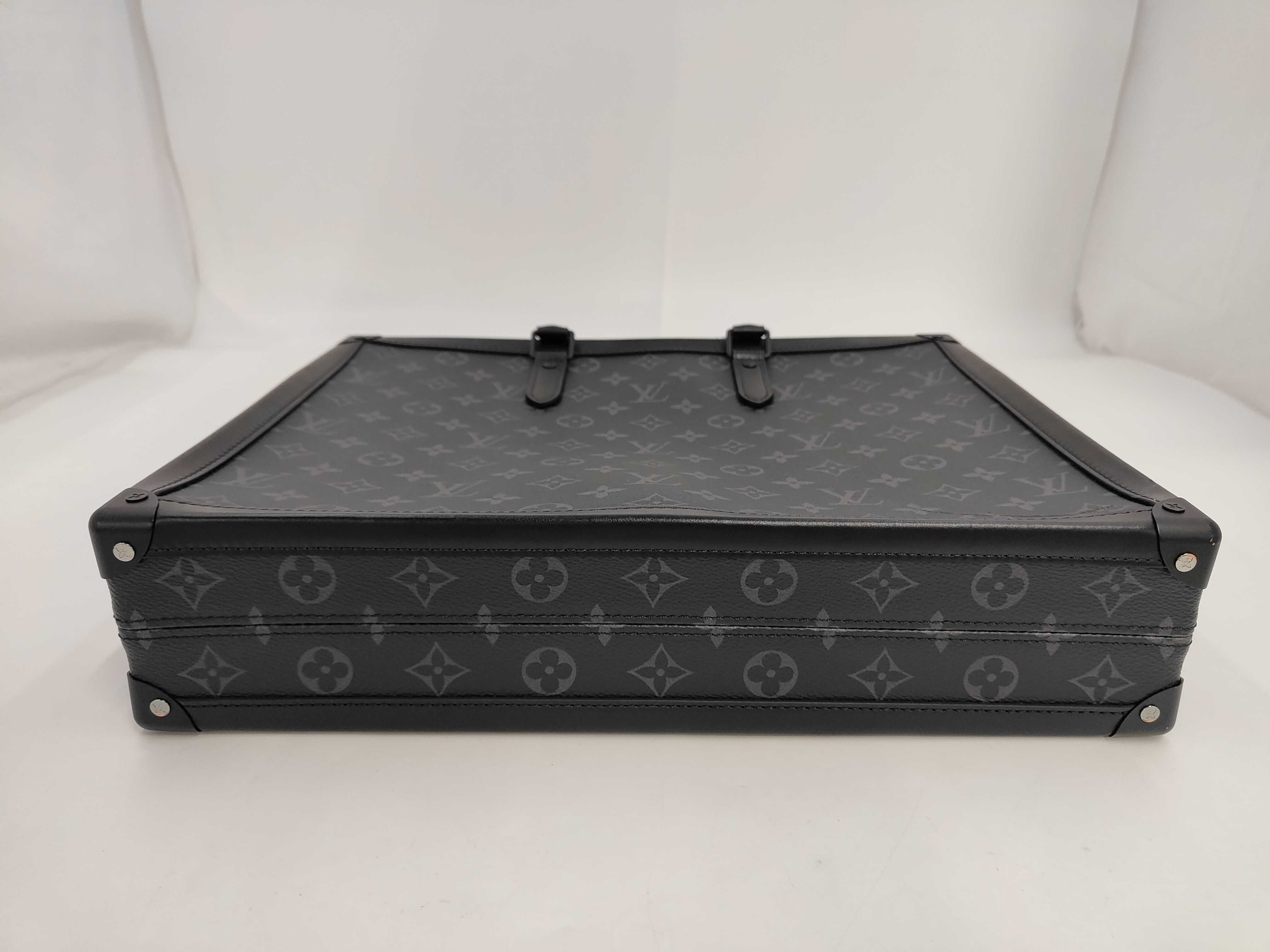 Monogram Louis Vuitton Monogram Eclipse M44952 Soft Trunk Briefcase Handbag — view 3