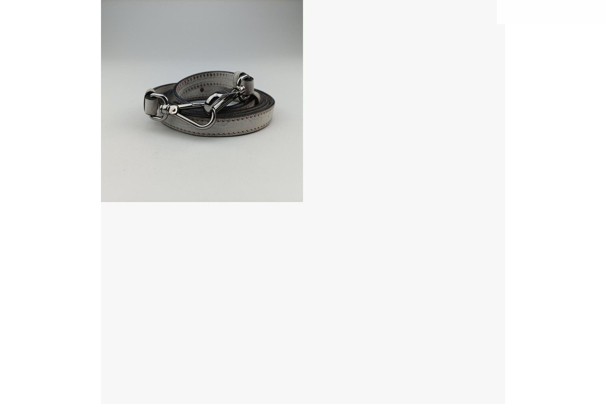 Vitello Vintage Studded Sound Leather White — view 12