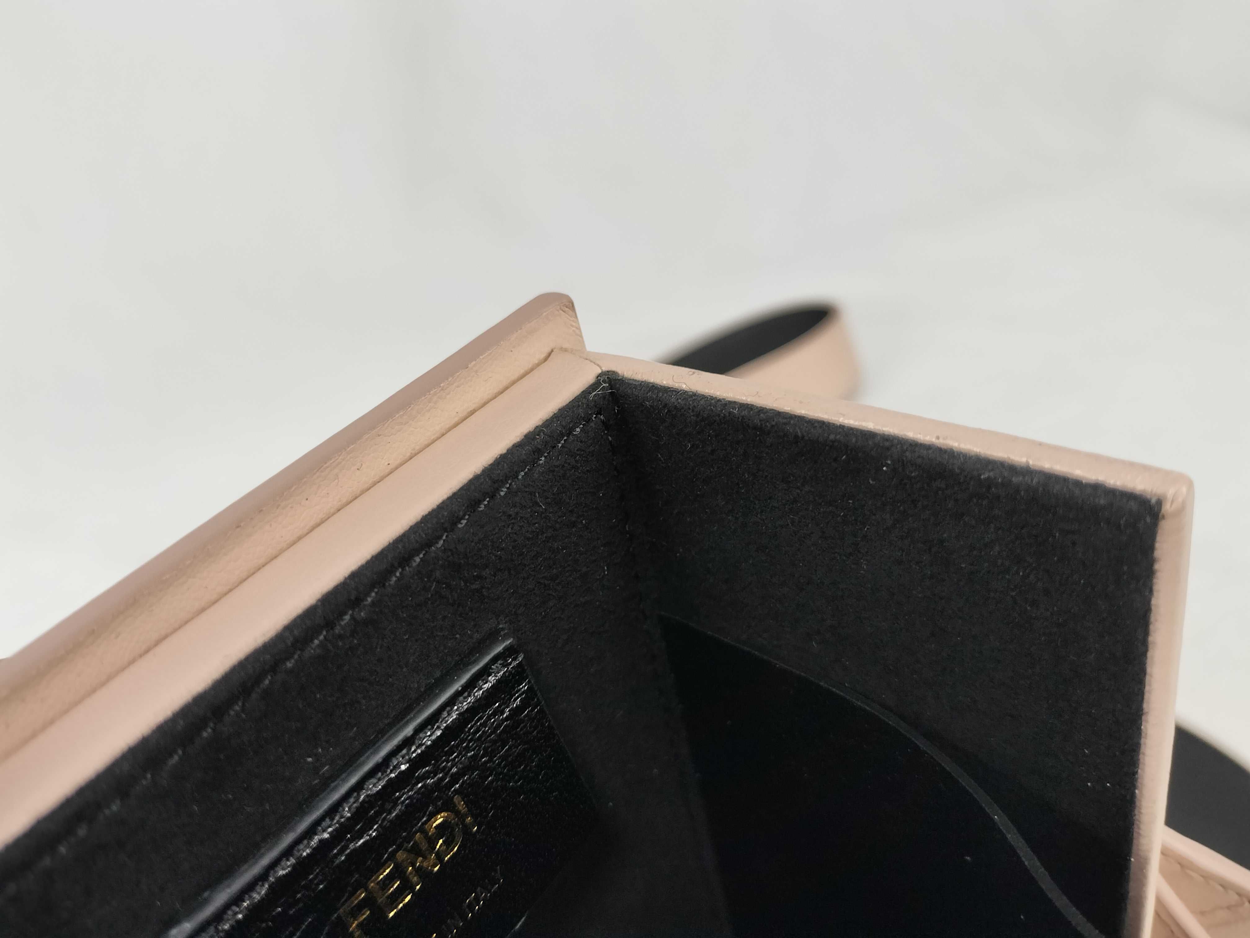 Logo Box Shoulder 8BT339 Leather Pink Shoulder Bag — view 8