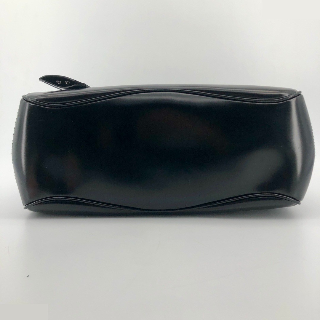 Box Leather Lady Lock Top Handle Flap Ba — view 6
