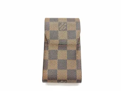 Damier N63024 Etui Cigarette Case with Initials, Other Accessories
