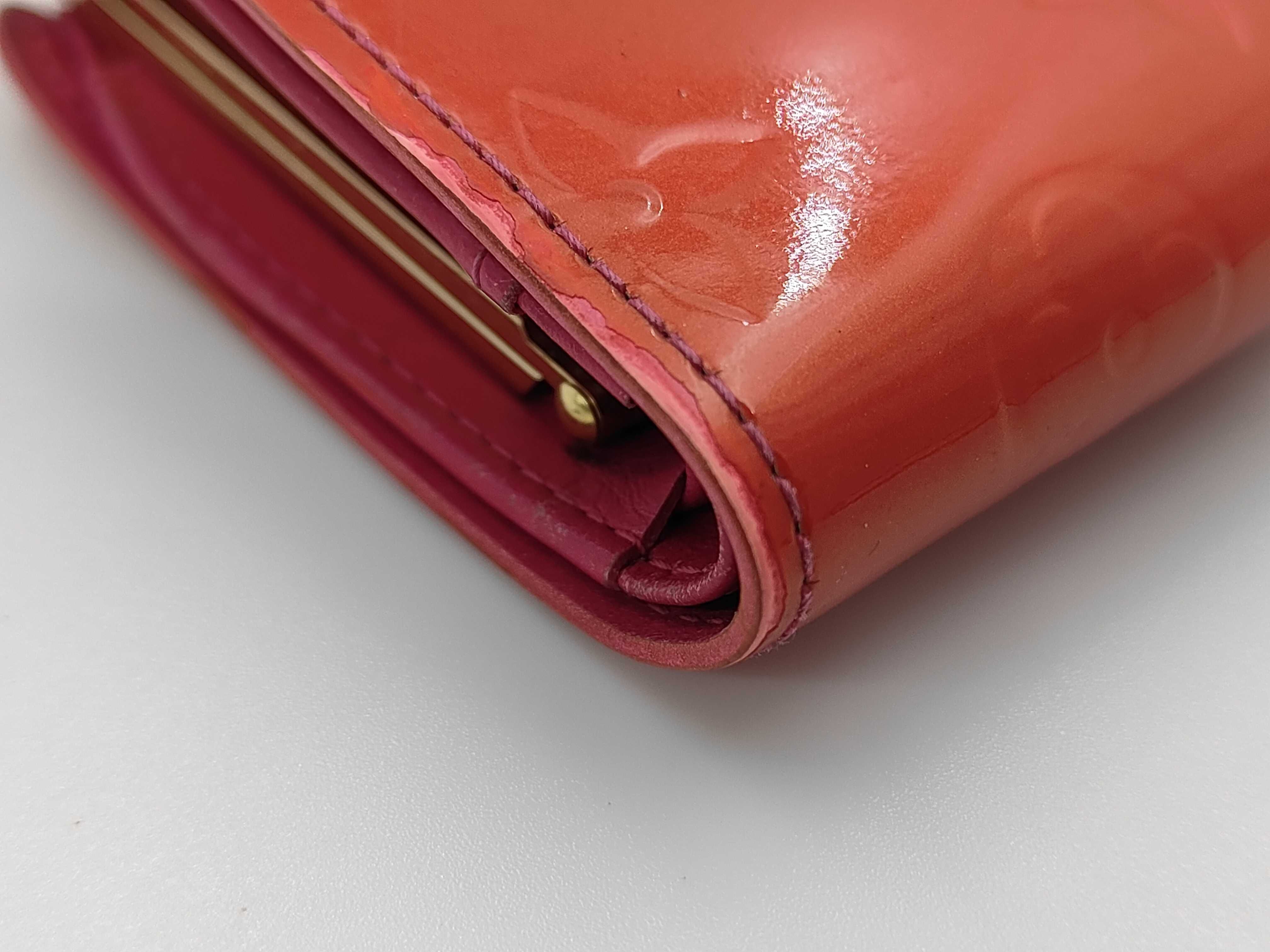LV Portefeuille Viennois M93521 Vernis Bordeaux Wallet — view 3