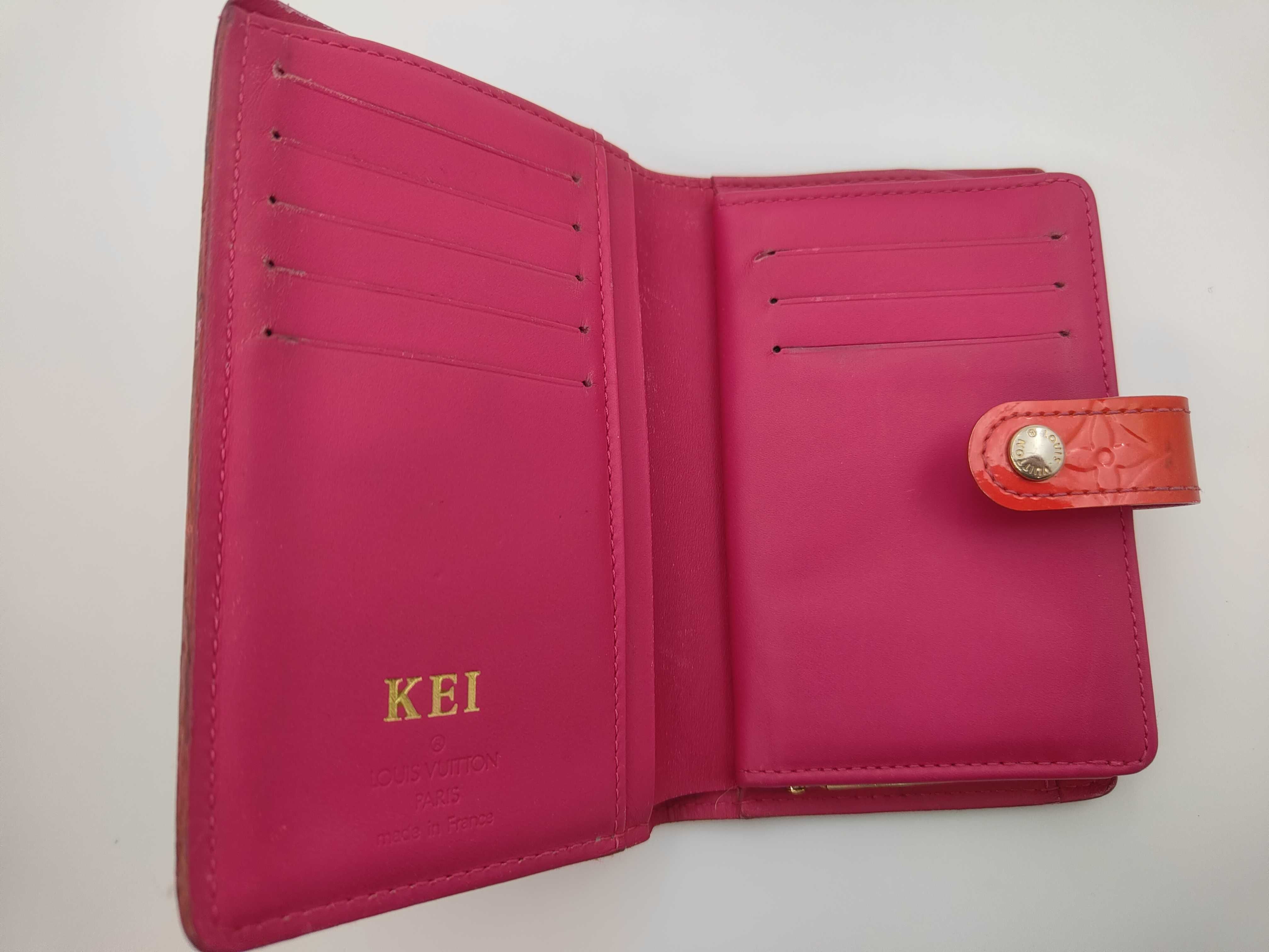 LV Portefeuille Viennois M93521 Vernis Bordeaux Wallet — view 4