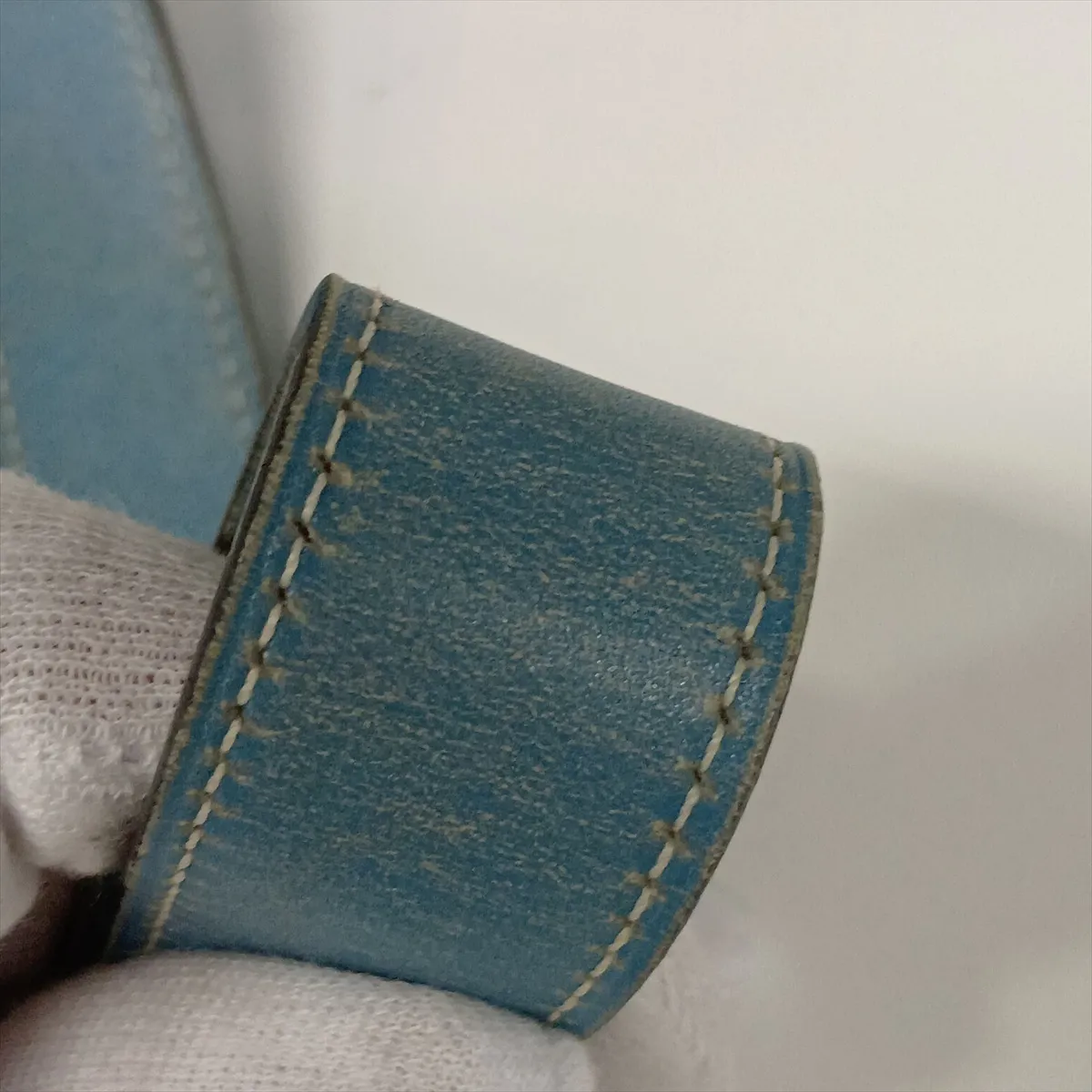 Vespa PM, Crinoline x Veau Barenia, Blue Jean, Silver Hardware B: 1998 — view 12