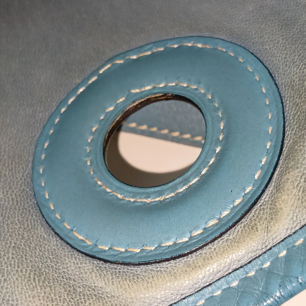 Vespa PM, Crinoline x Veau Barenia, Blue Jean, Silver Hardware B: 1998 — view 15