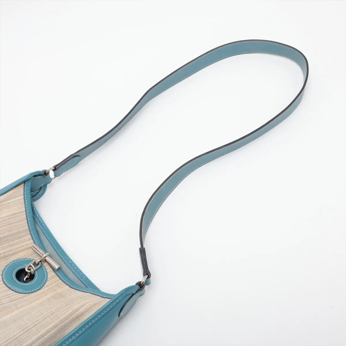 Vespa PM, Crinoline x Veau Barenia, Blue Jean, Silver Hardware B: 1998 — view 5