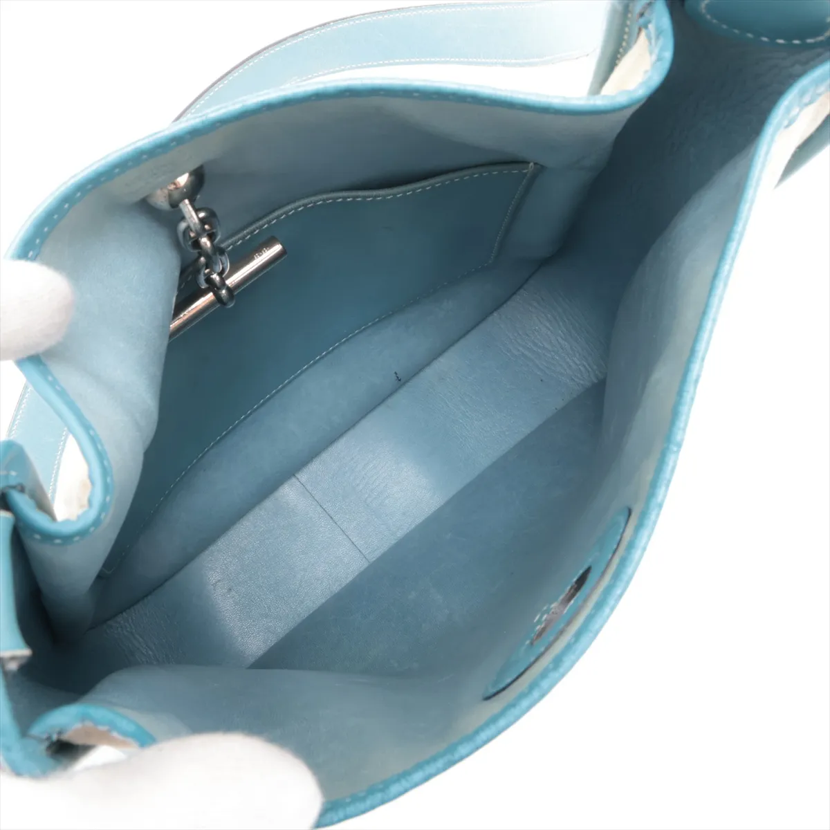 Vespa PM, Crinoline x Veau Barenia, Blue Jean, Silver Hardware B: 1998 — view 6