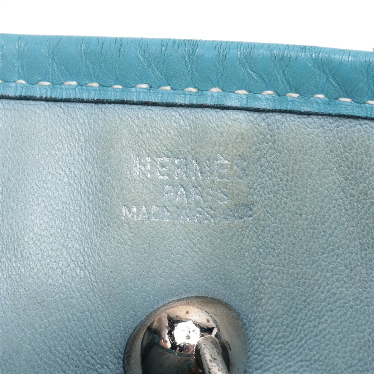 Vespa PM, Crinoline x Veau Barenia, Blue Jean, Silver Hardware B: 1998 — view 8
