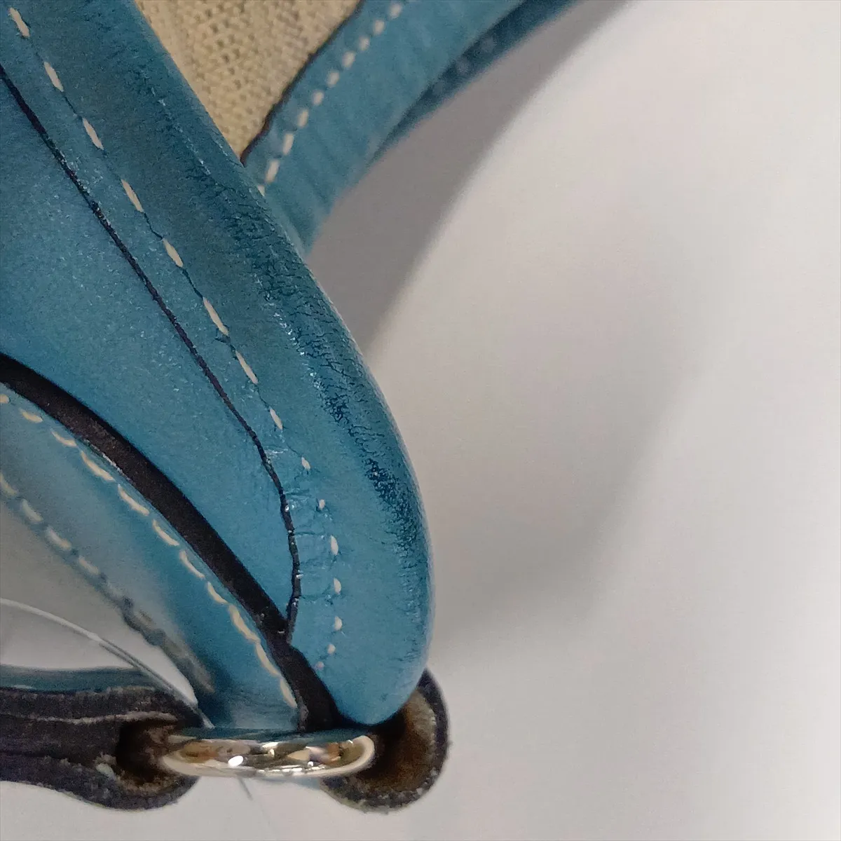 Vespa PM, Crinoline x Veau Barenia, Blue Jean, Silver Hardware B: 1998 — view 9