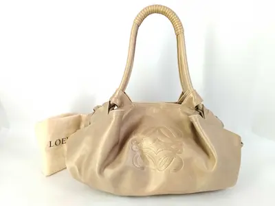 Nappa Aire Shoulder Bag, Leather, Gold