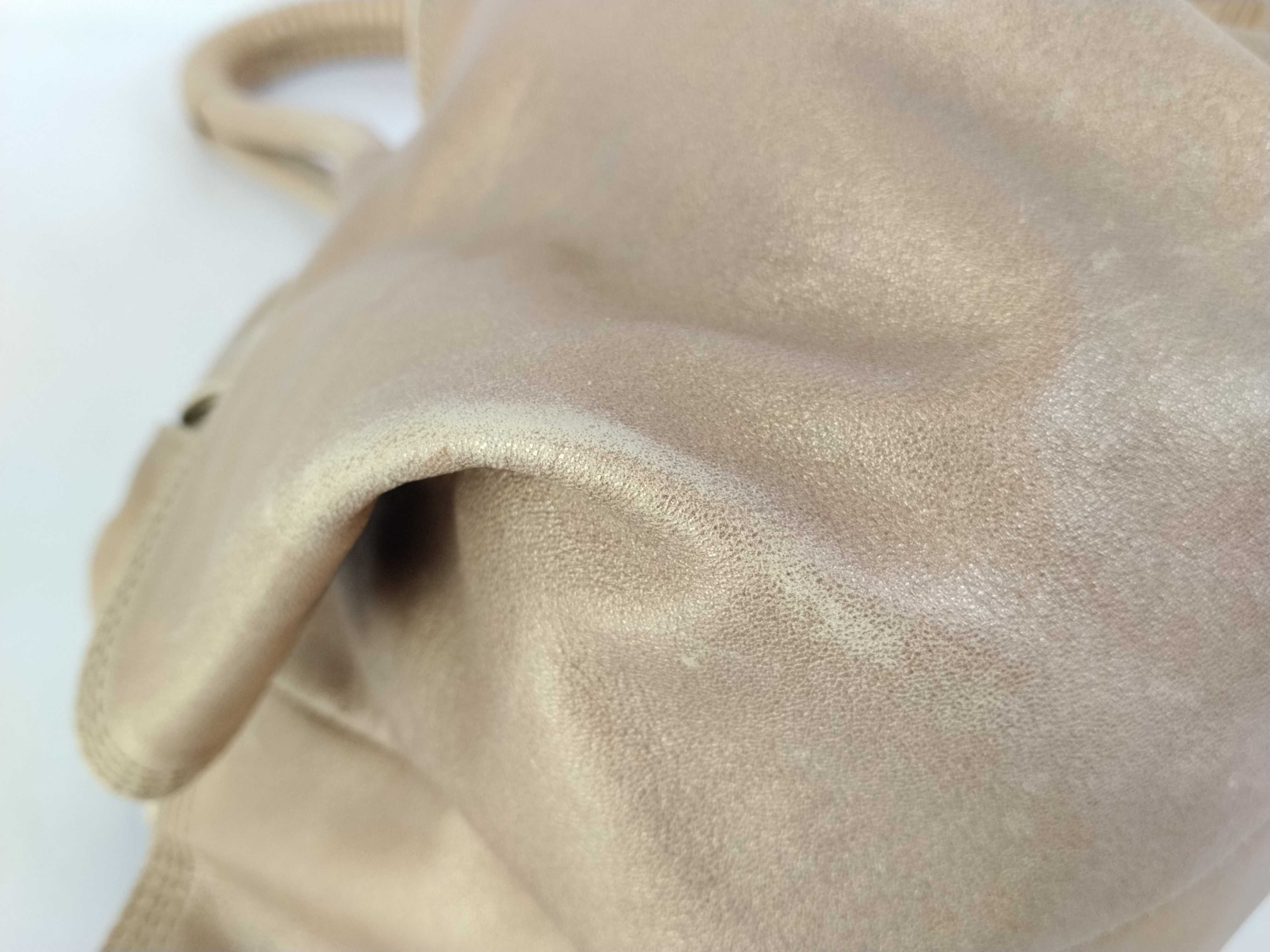 Nappa Aire Shoulder Bag, Leather, Gold — view 7