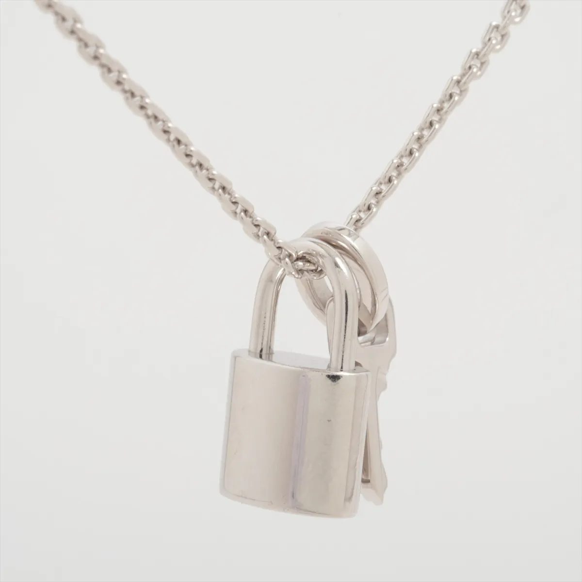 Lockit Pendant Necklace, 750 (WG), 8.4g, 097383 — view 2