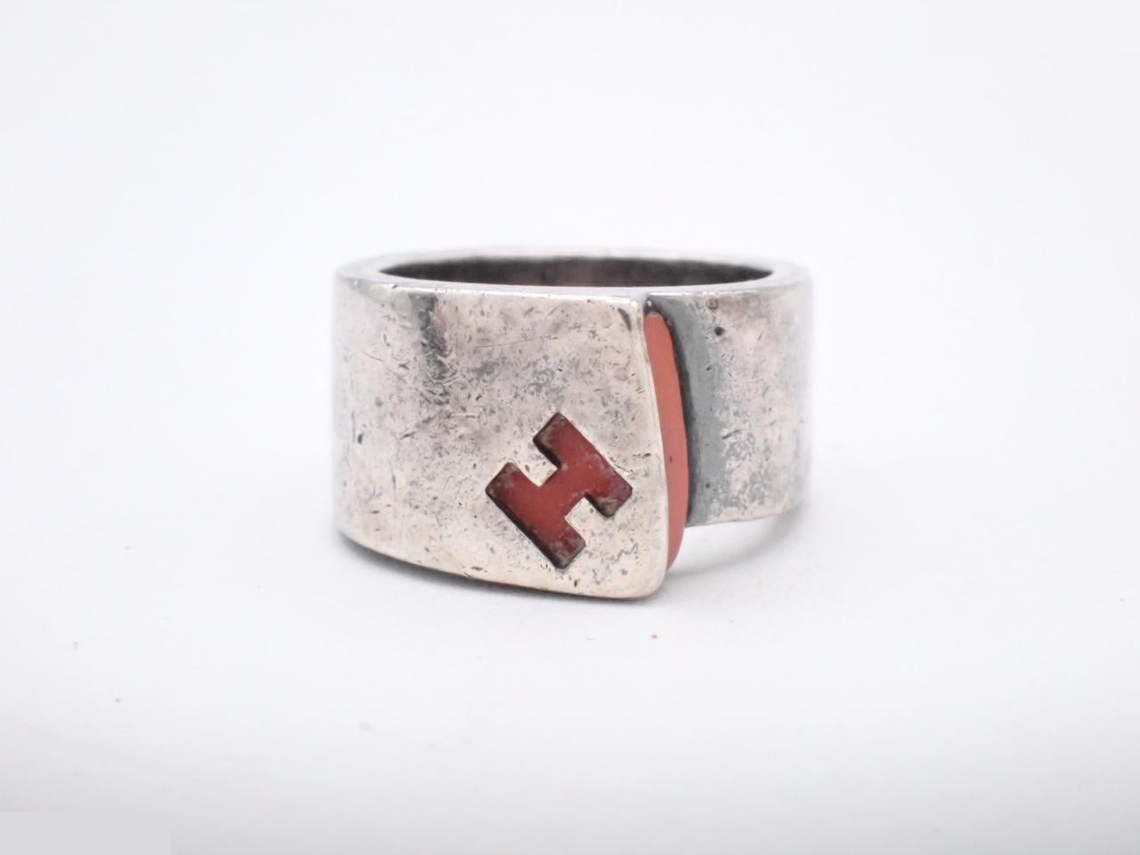 ring, 925 sterling silver, 11.0g, stamped 51, actual size #8.5