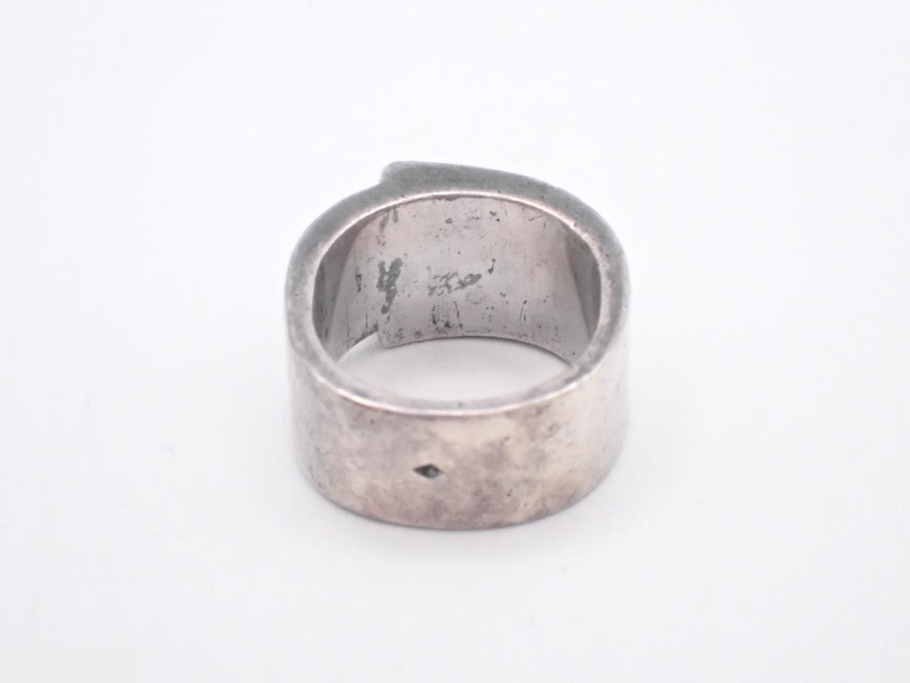 ring, 925 sterling silver, 11.0g, stamped 51, actual size #8.5 — view 2