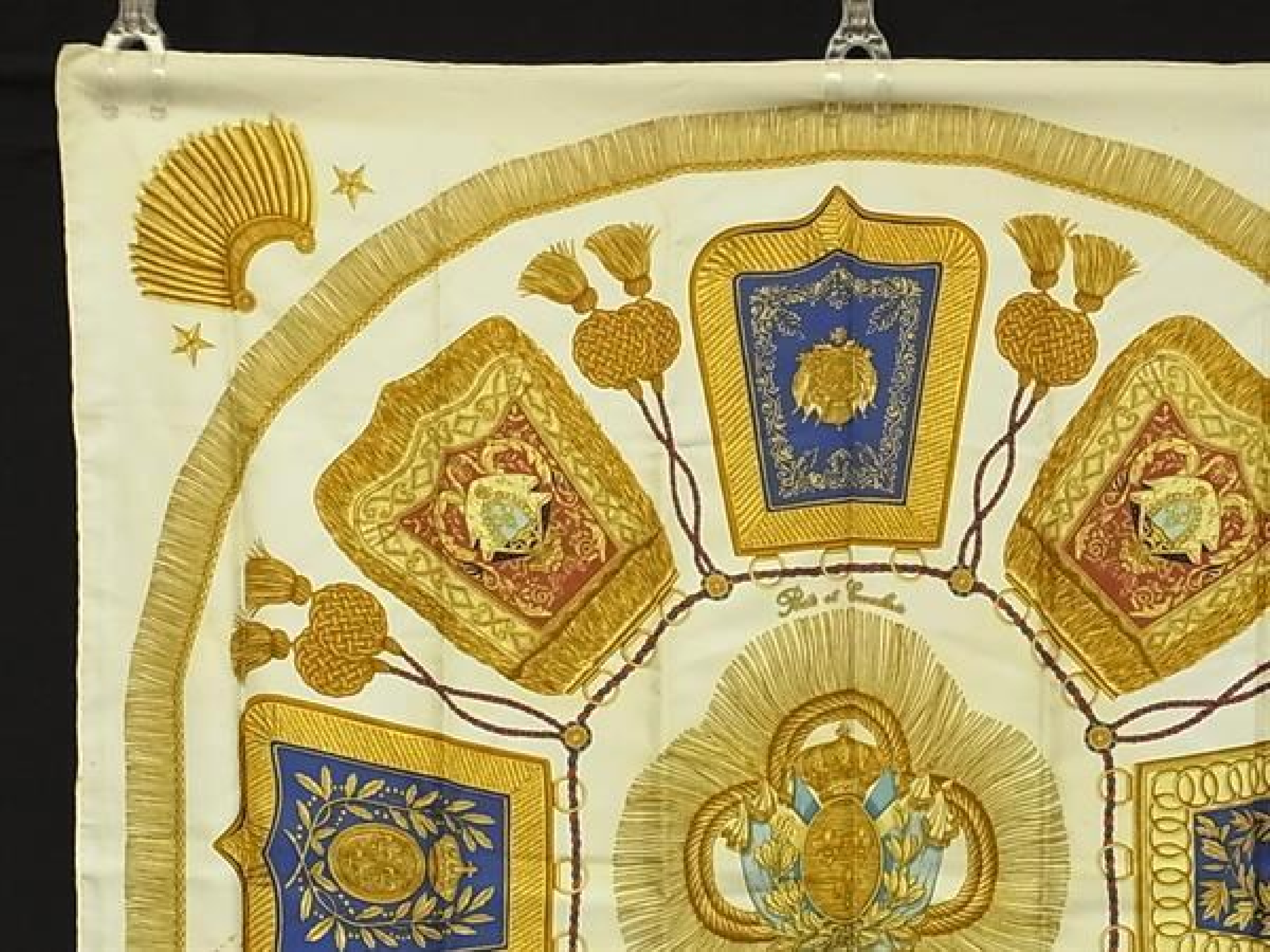 Poste et Cavalerie [Saber Decorative Bag] Carre90 100% Silk Large Scarf Stole Shawl Multicolor FQ9408 Other Accessories — view 2