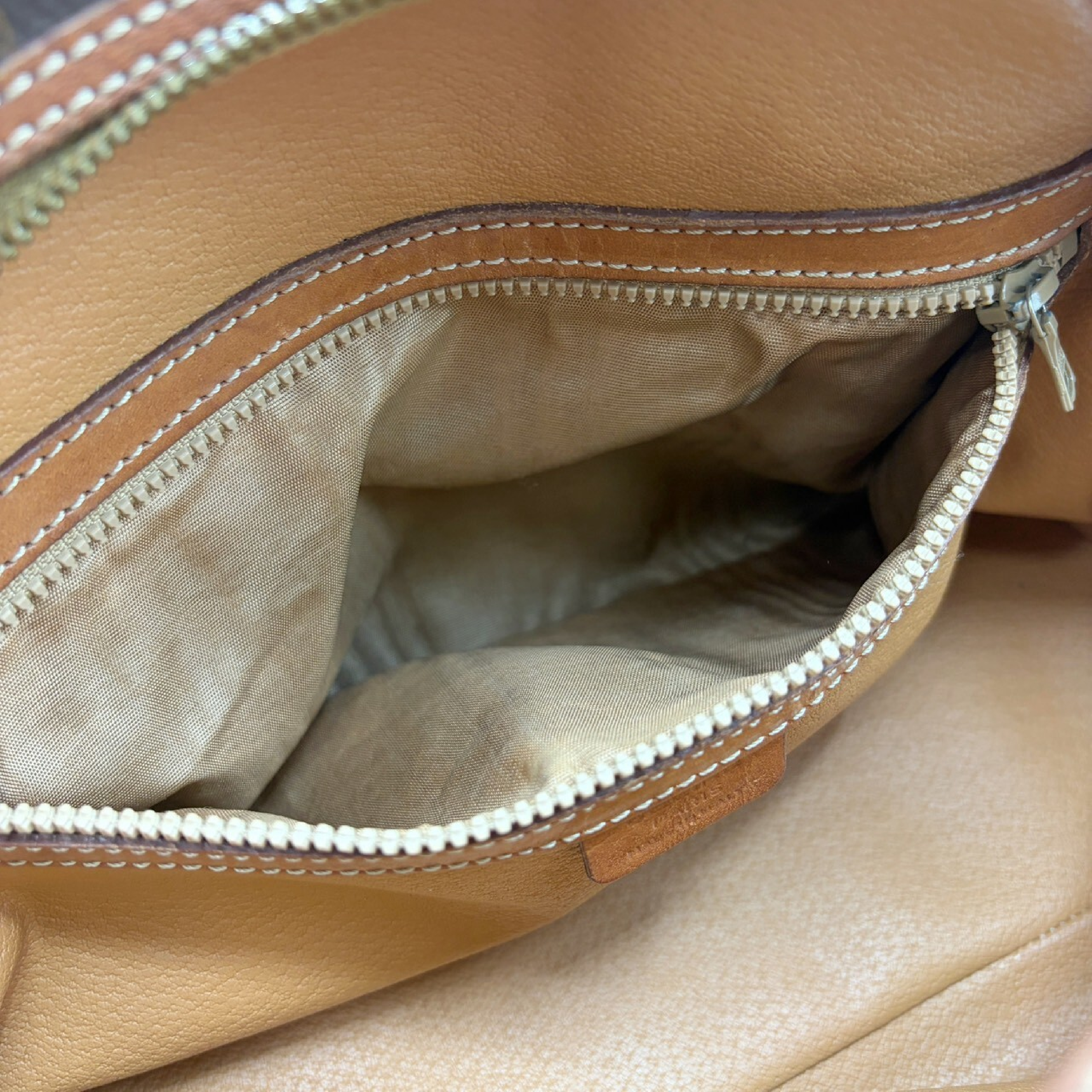 Macadam PVC Leather Handbag, Brown — view 8